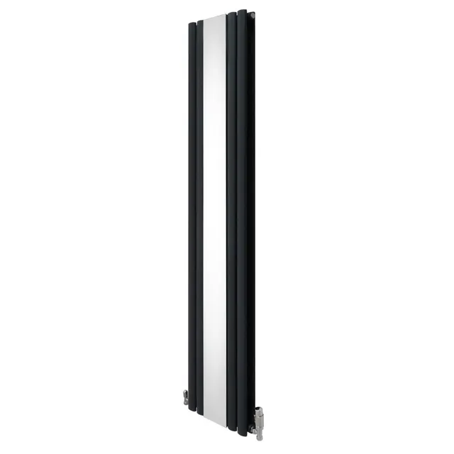 Q-Rax Pannelli Piatti radiatore specchio ovale 1800x380 antracite