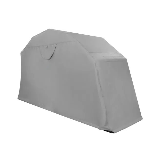 Q-Rax Mobili da Esterno Tenda Moto Media Grigia Oxford 600D