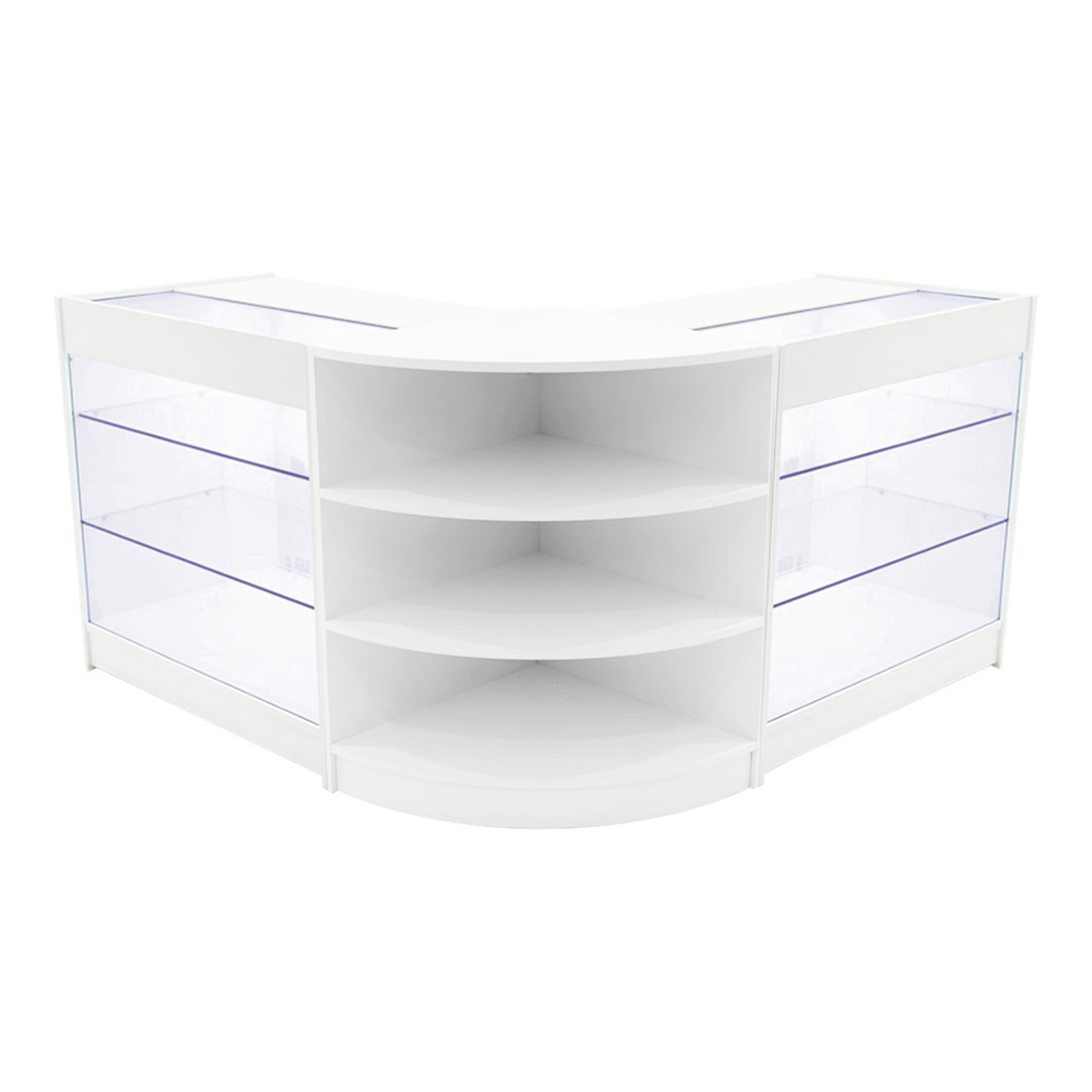 Q-Rax Apollo Set Bancone Negozio LED K900+LM60 Bianco