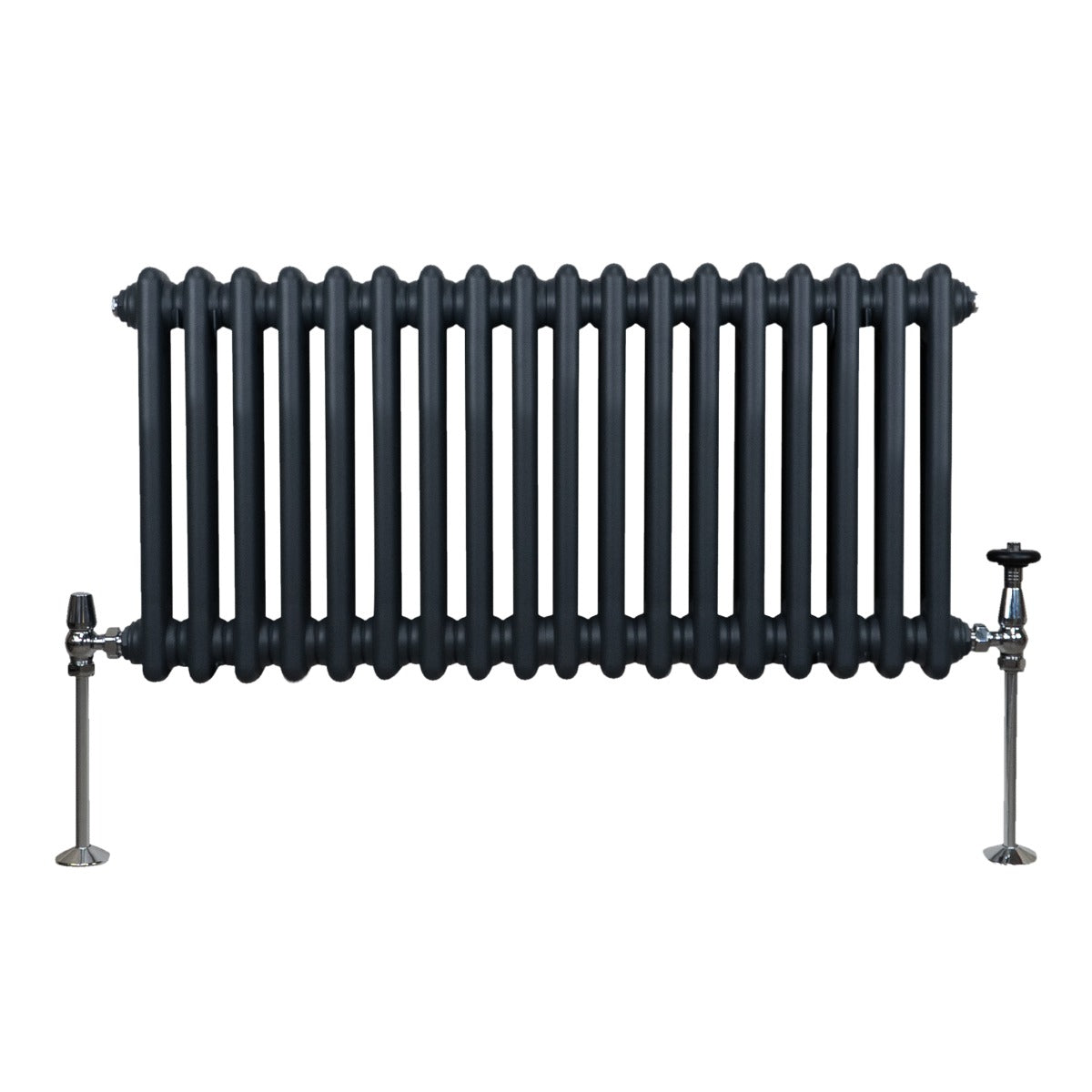 Q-Rax Radiatore 2 Colonne Termosifone Antracite 300x832 mm