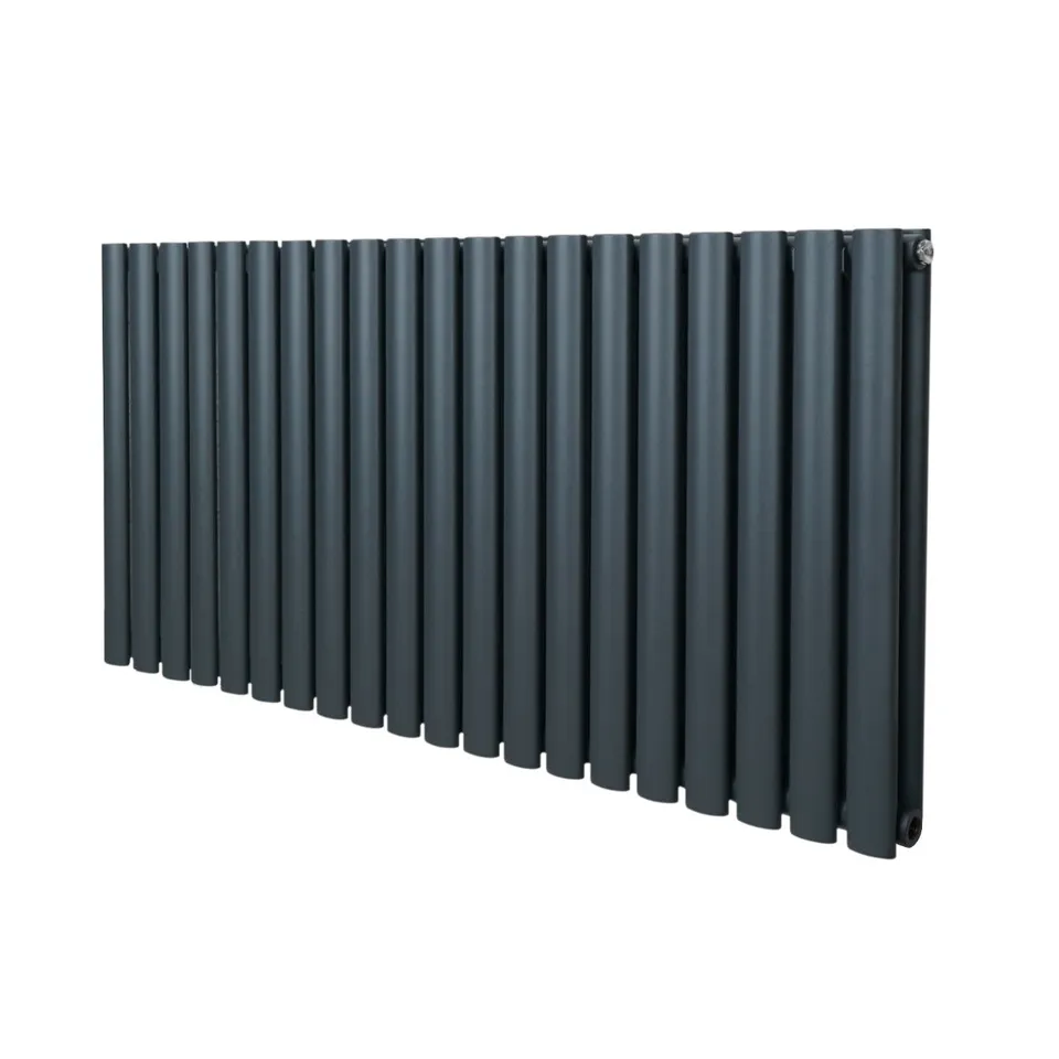 Q-Rax Radiatore Colonna Ovale 600x1200 Grigio Antracite