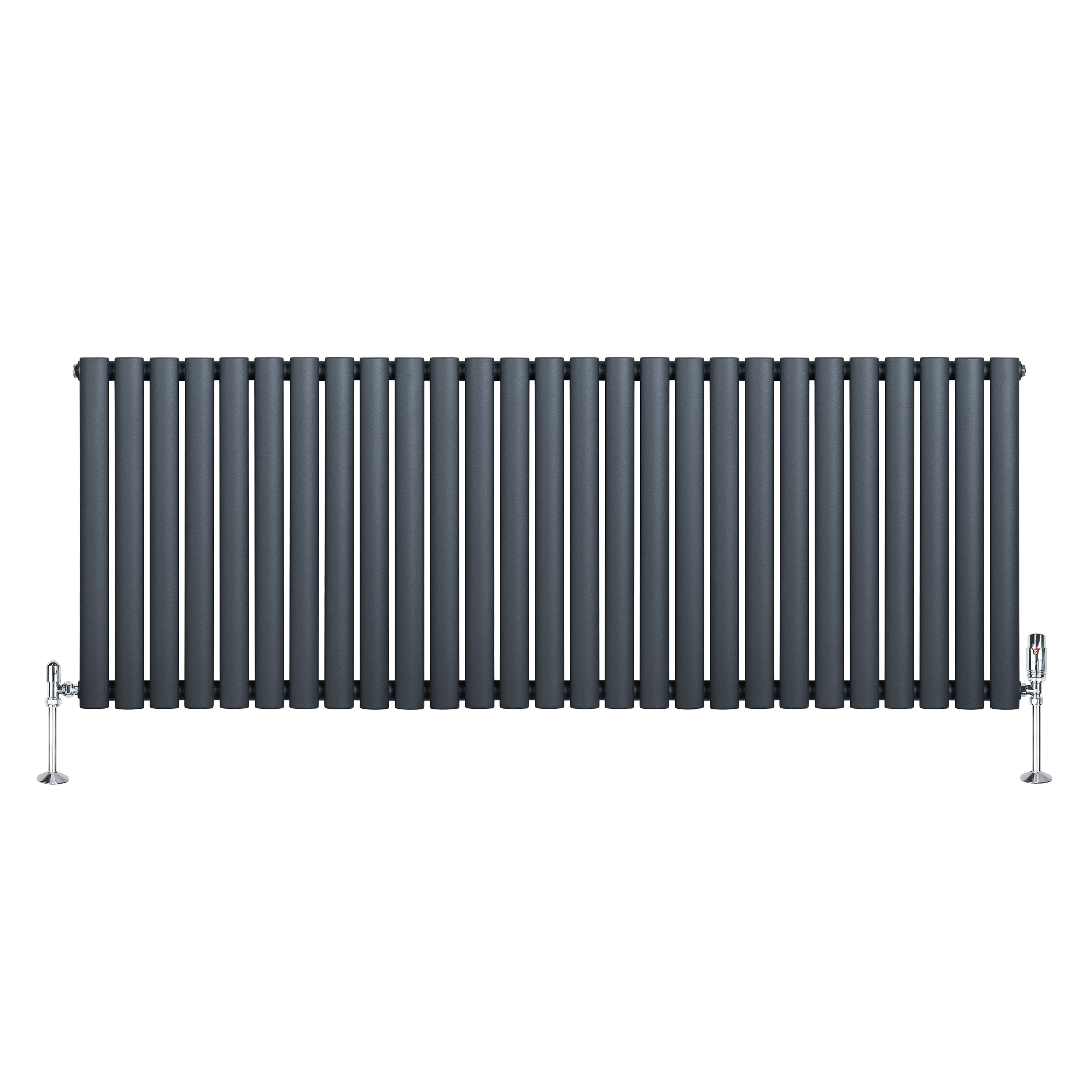 Q-Rax Radiatori Tradizionali Ovale Radiatore Antracite 600x1620 mm