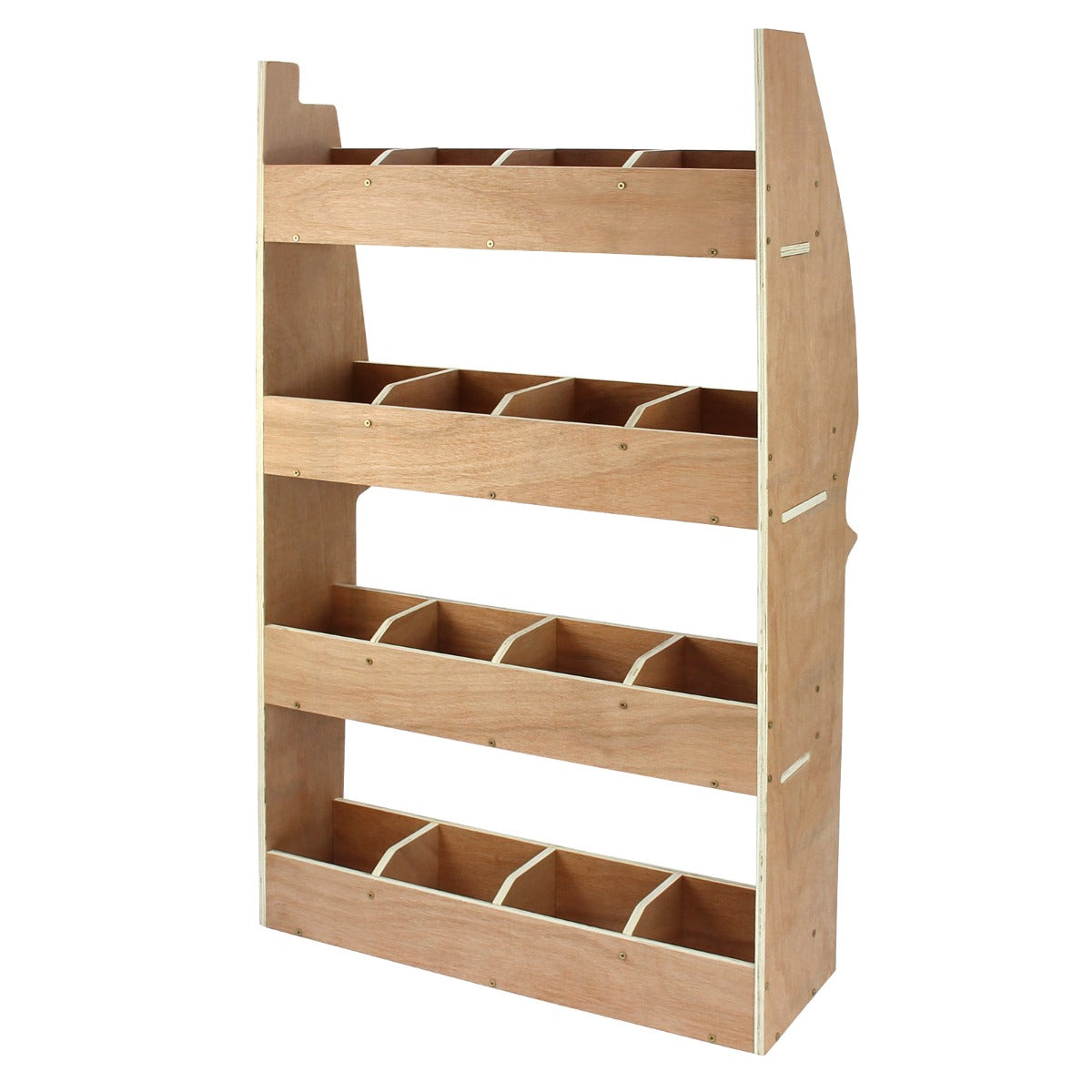 Q-Rax Scaffali da Garage Scaffale Furgone Berlingo 116cm Legno