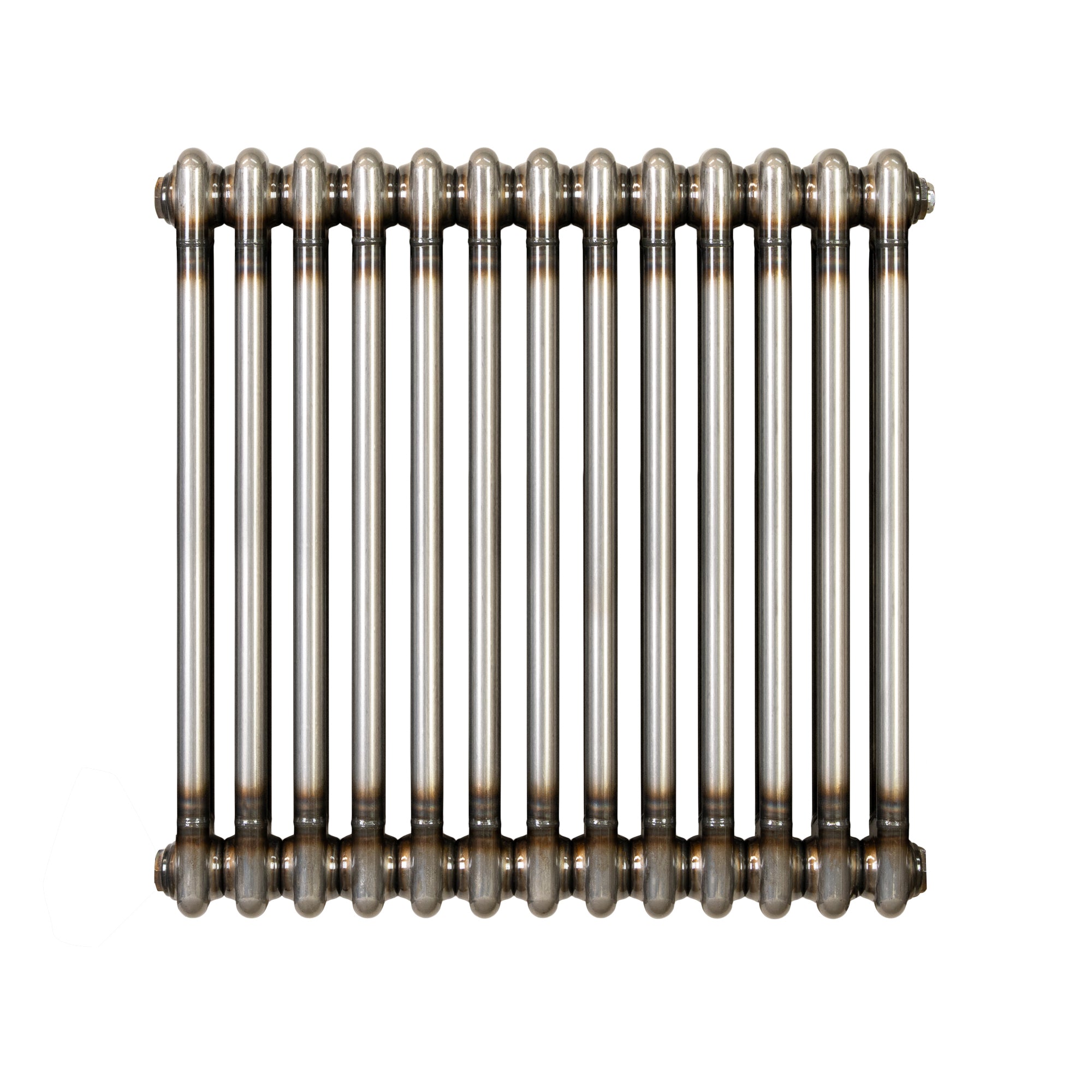 Q-Rax Radiatore 2 Colonne 600x605 Metallo Grezzo