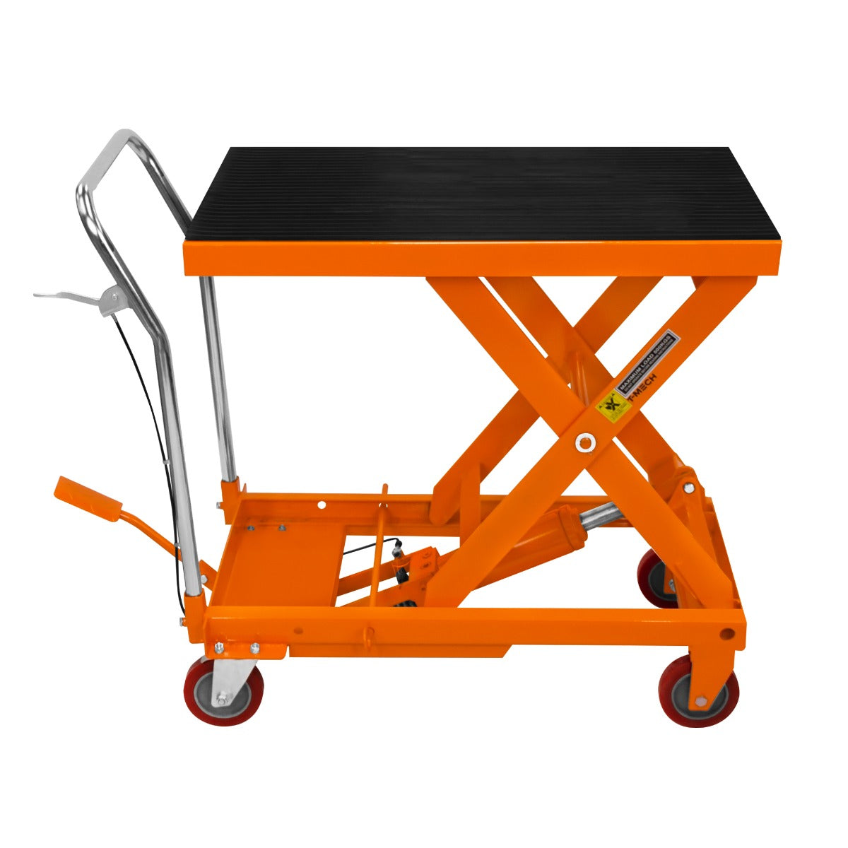 Q-Rax Pedana Idraulica Sollevamento 500 kg 81x51 cm