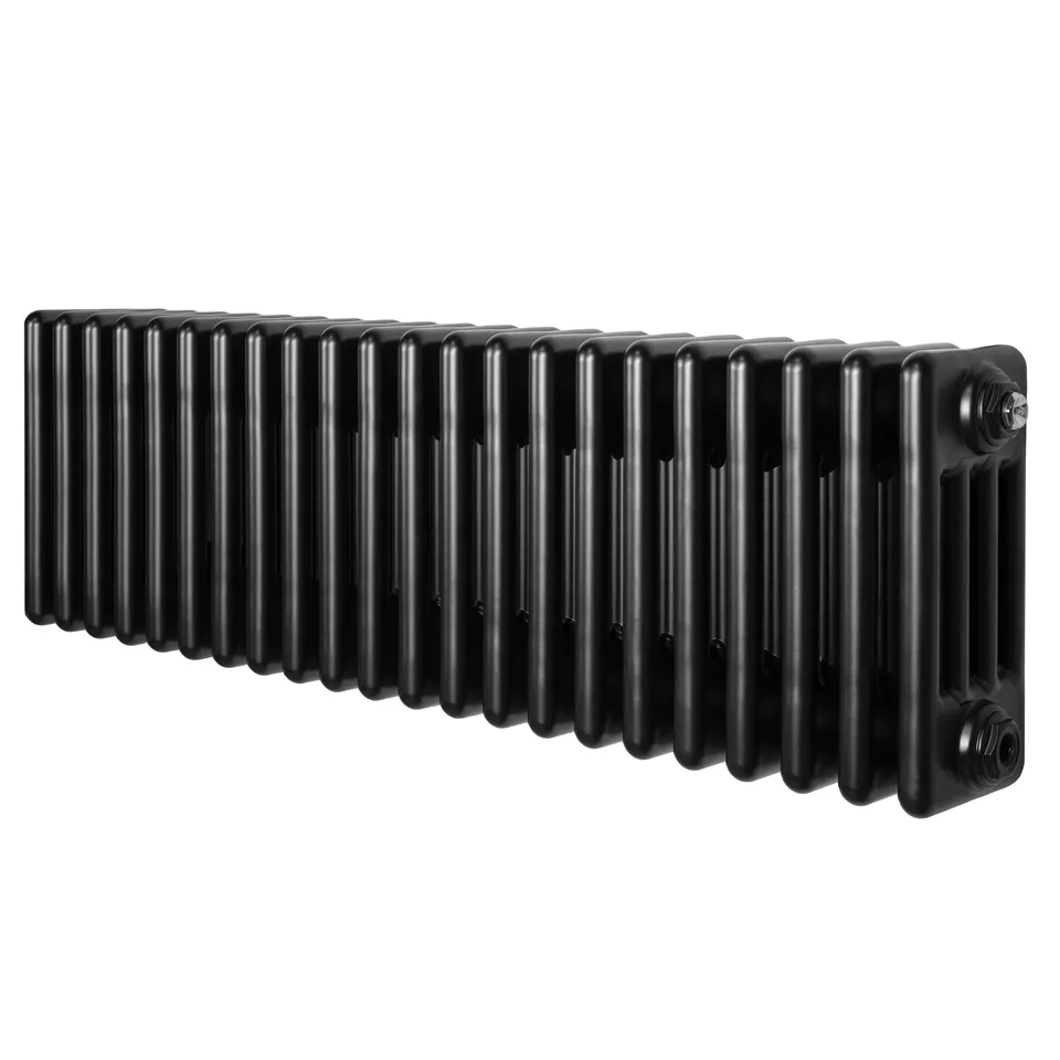Q-Rax Tradizionale 300x1010 Radiatore 4 Colonne Nero