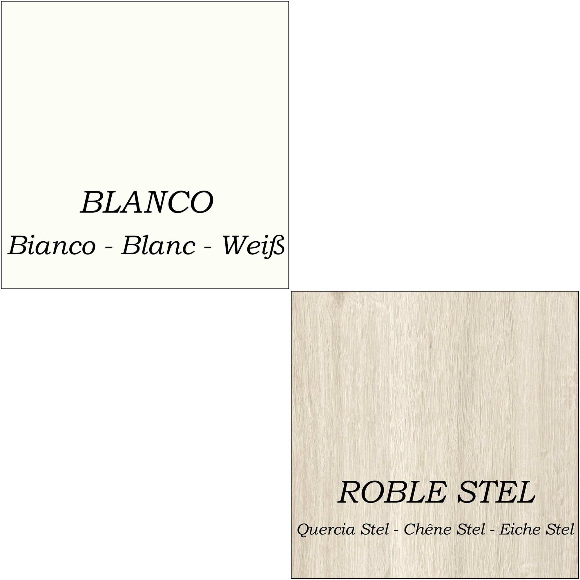 Henor Banchi Ebro Bancone Reception 180 cm Bianco Quercia