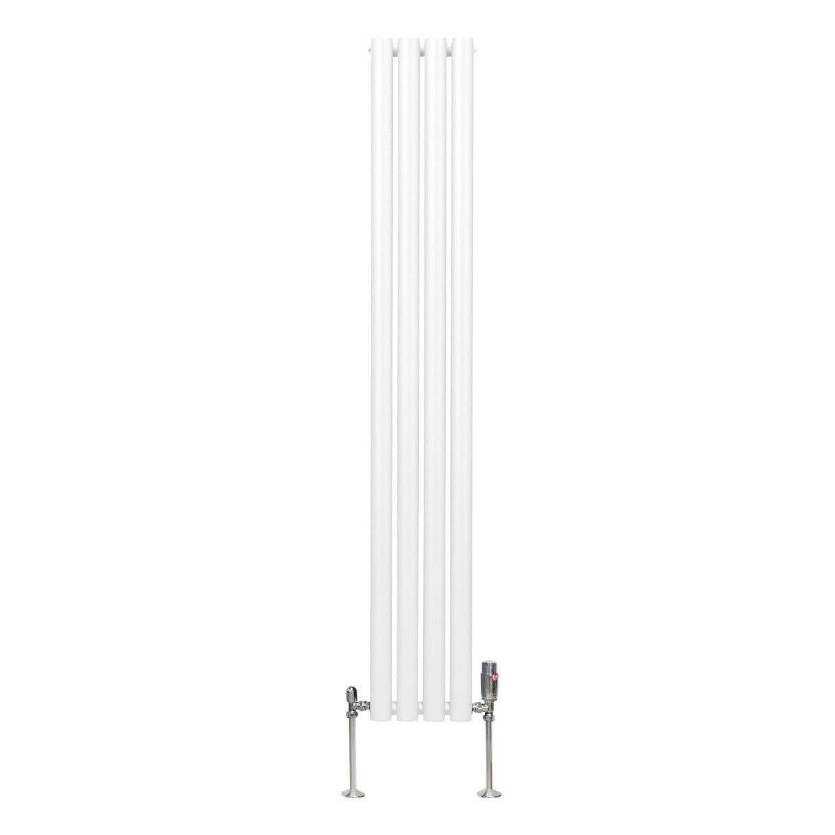 Q-Rax Radiatori Tradizionali colonna ovale 1600x240 termosifone bianco valvole