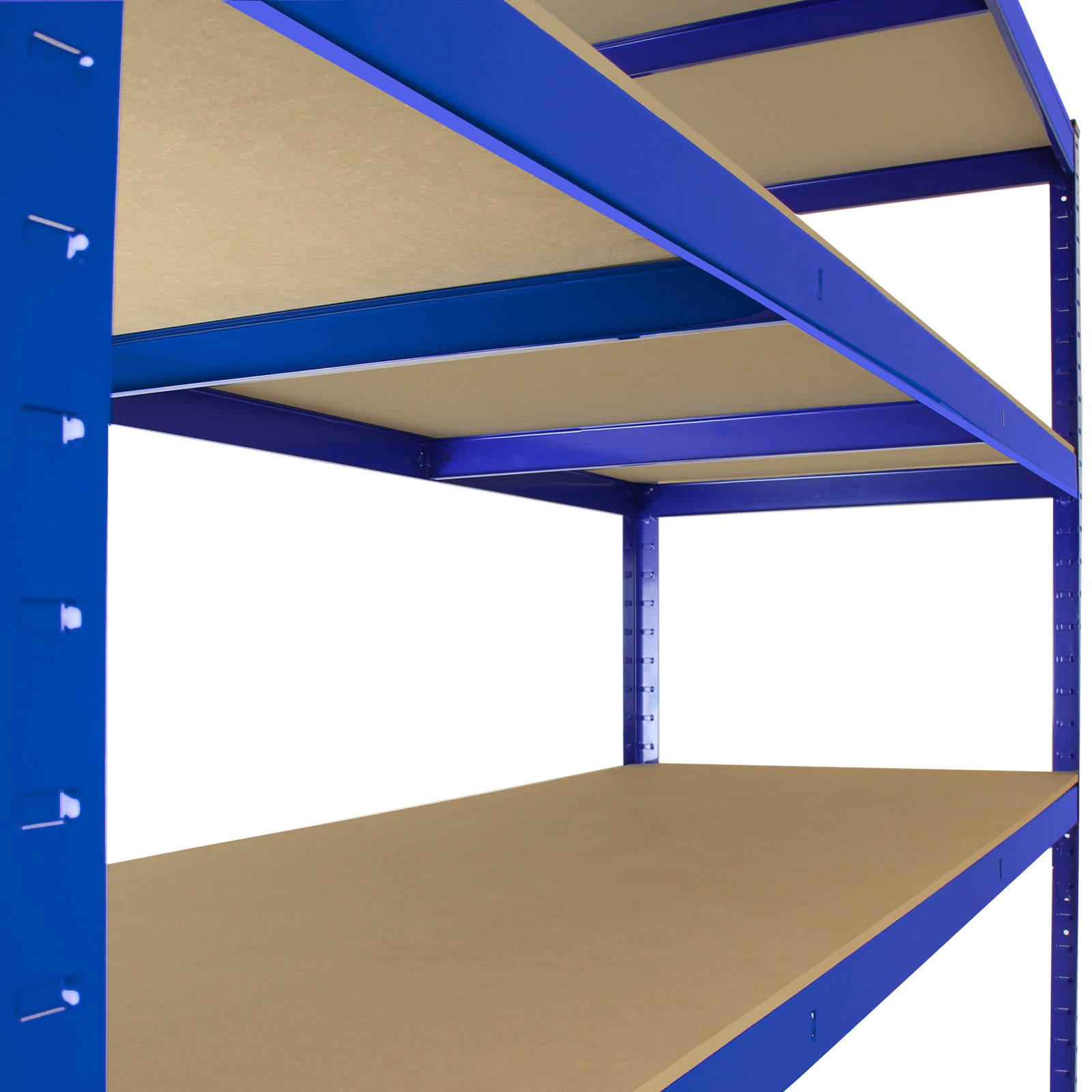 Q-Rax T-Rax 3 scaffali acciaio blu 160cm 5 ripiani