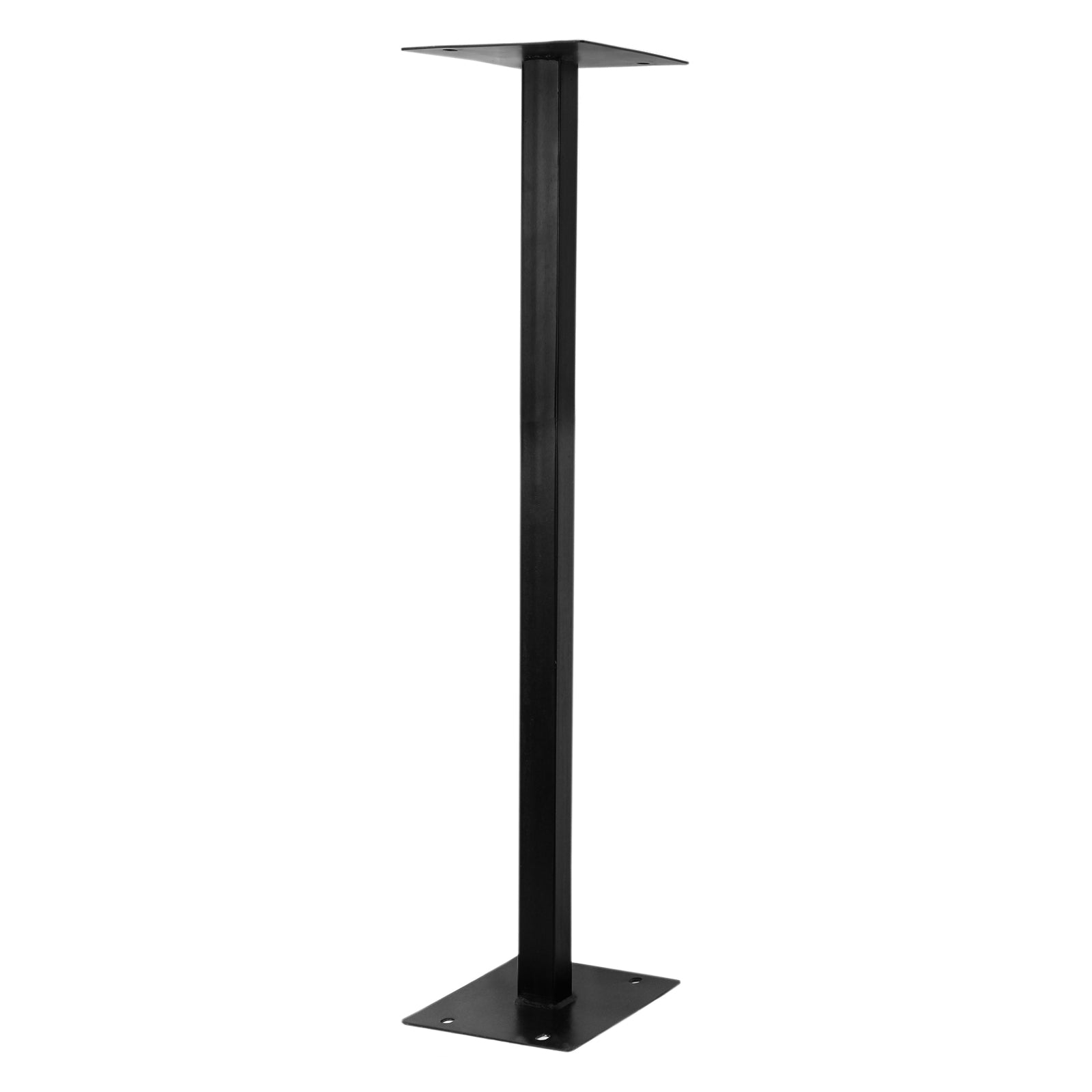 Q-Rax Piedistallo Cassetta Postale Ferro Nero 105 cm