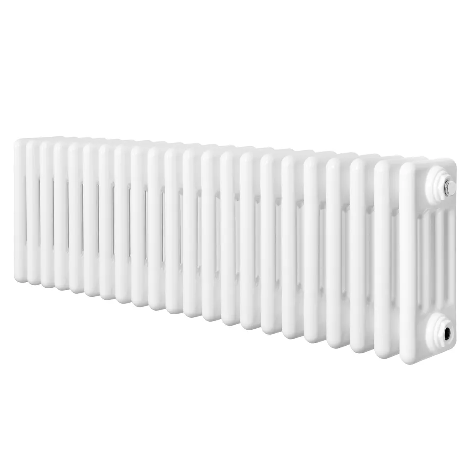 Q-Rax Radiatore Tradizionale 4 Colonne 300x1010mm Bianco