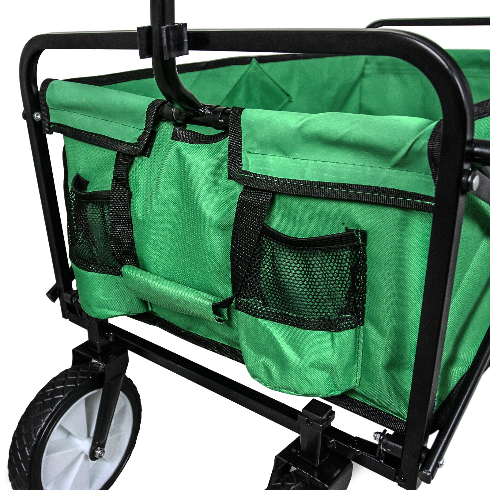 Q-Rax Commercio Artigianato Carrello Pieghevole Verde 70kg