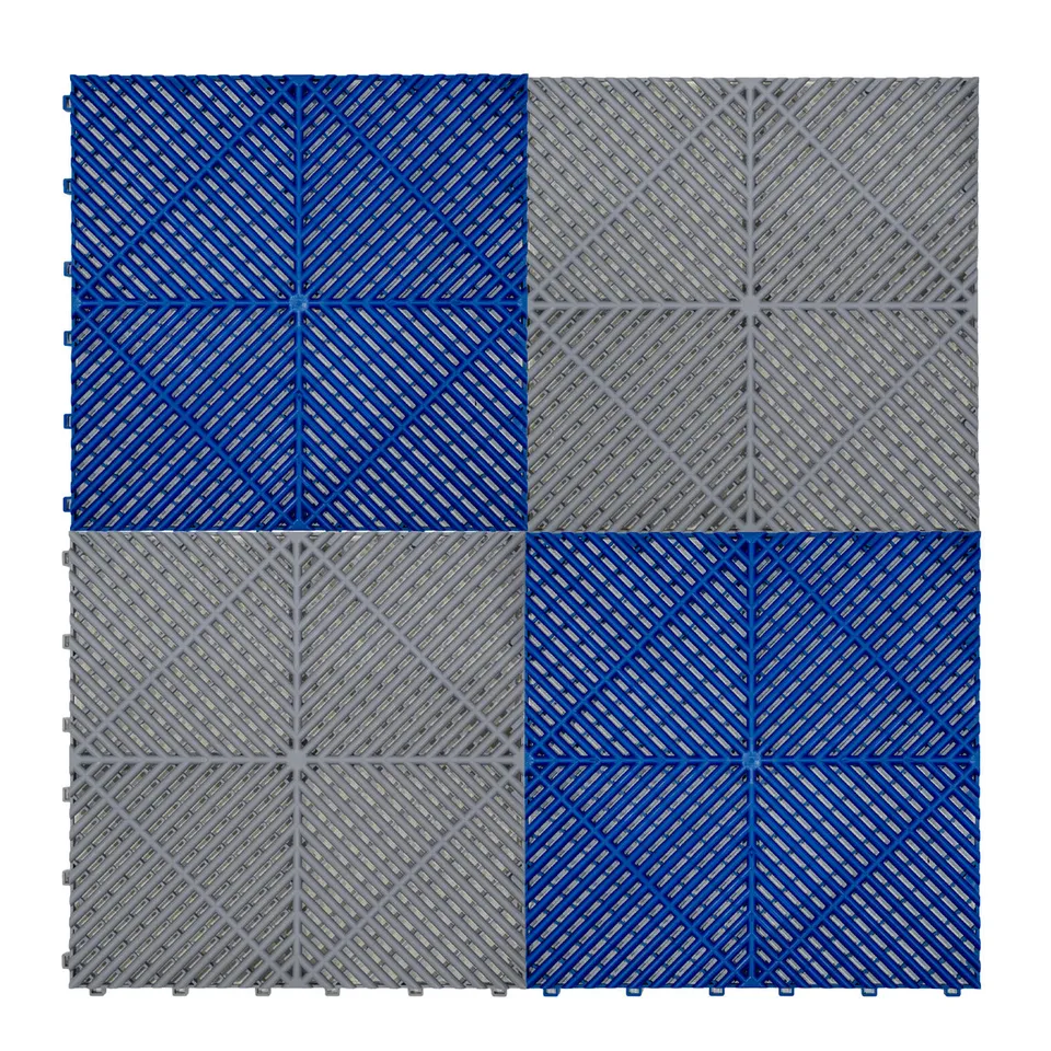 Q-Rax Piastrelle Ventilate Pavimento 6x6m Grigio Blu