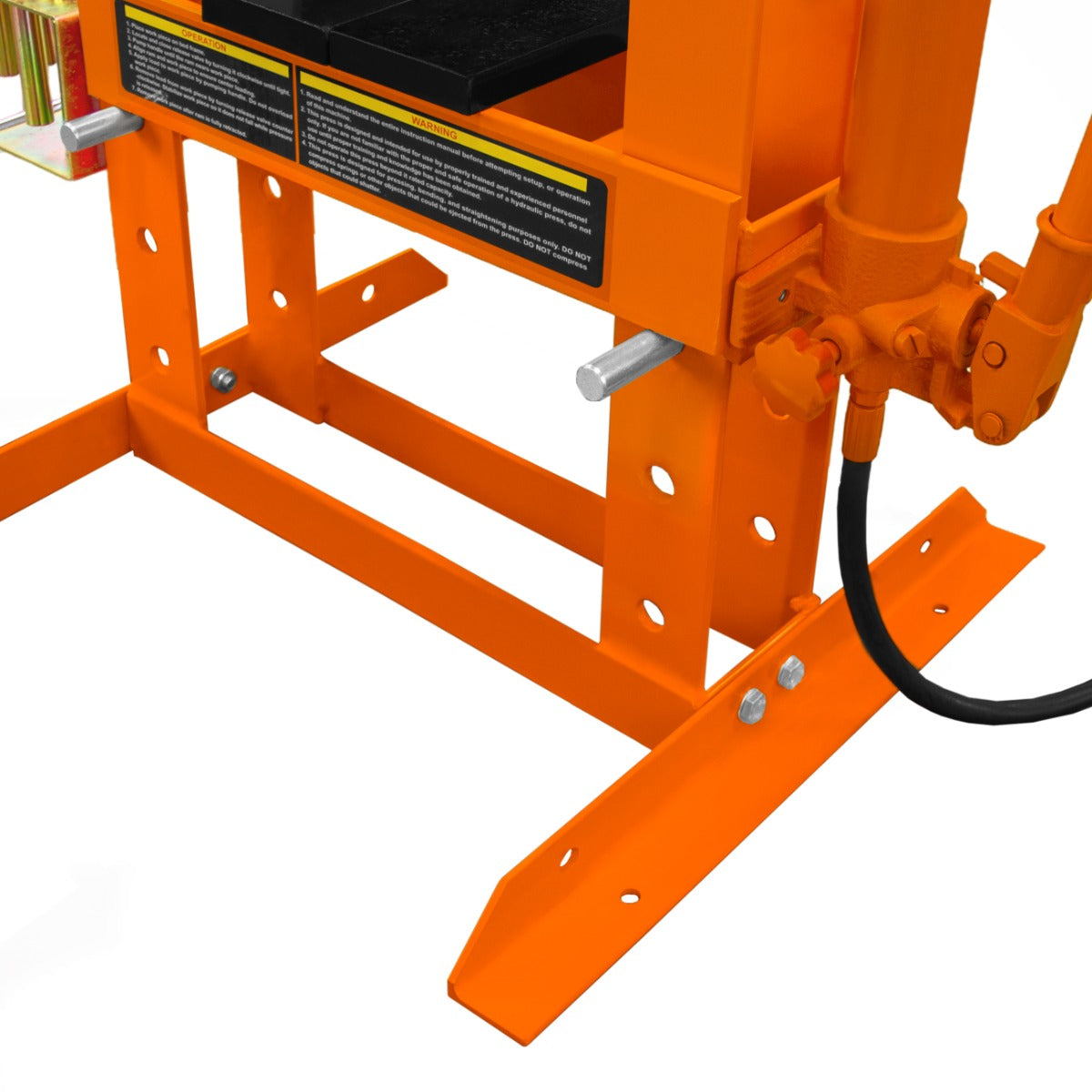 Q-Rax Pressa Idraulica Officina 10 Tonnellate con Manometro