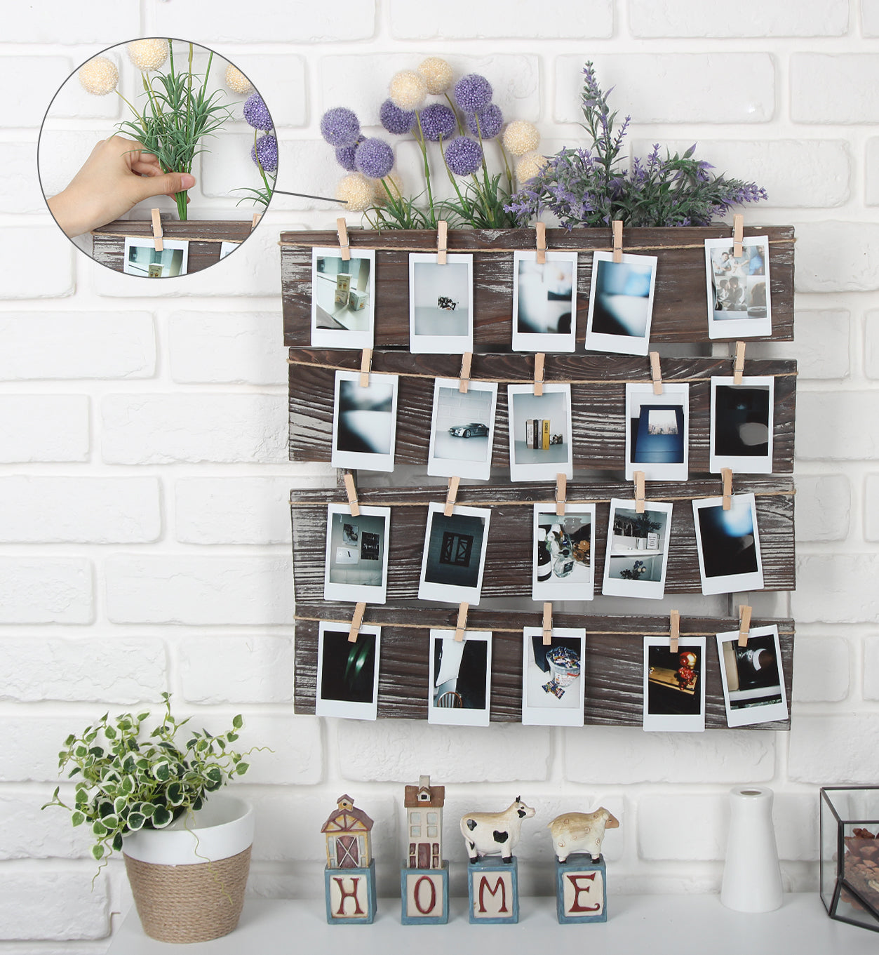 Jackcube Design Living Room Portafoto Parete 24 Mollette