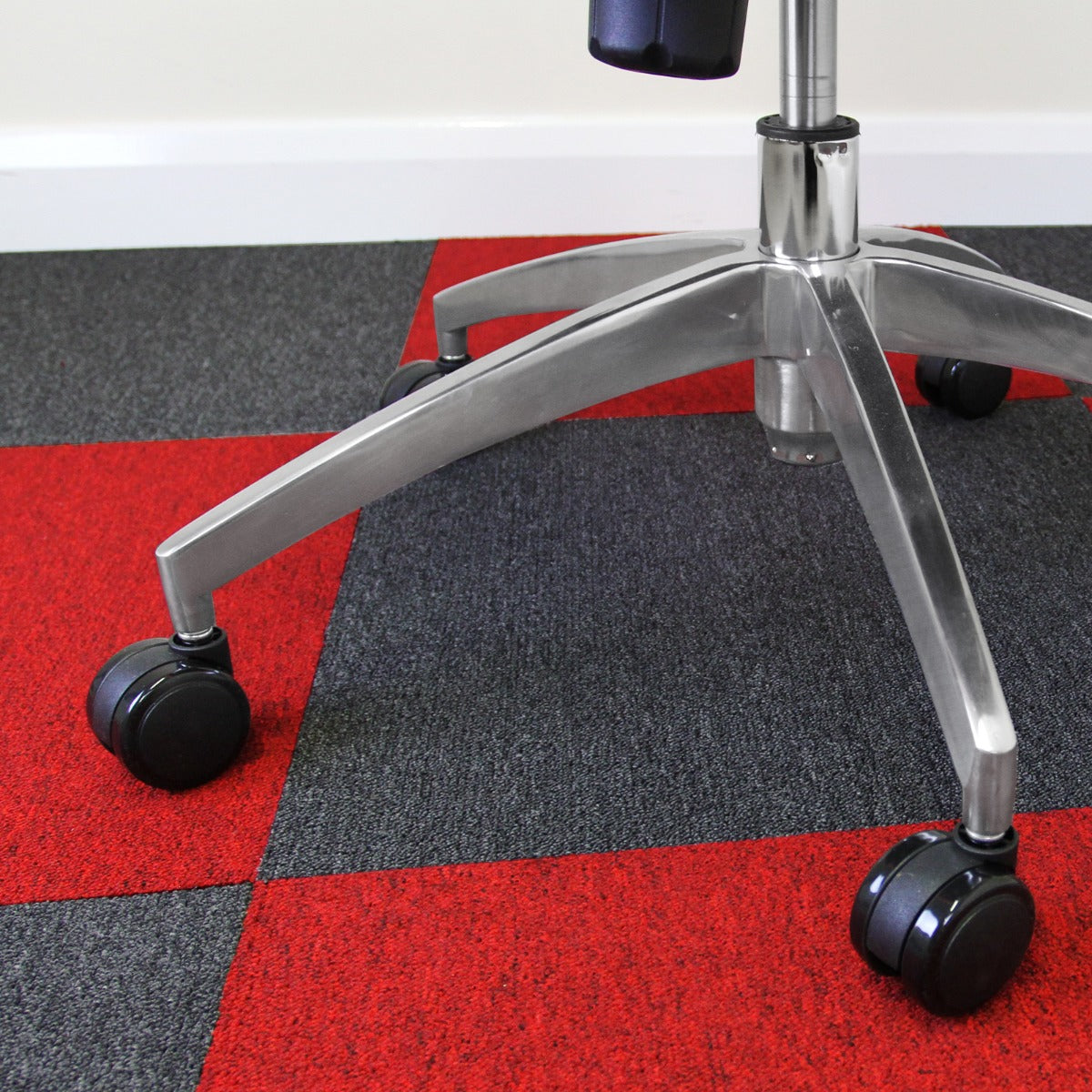 Q-Rax Accessori Casa 20 Quadrotte Moquette 50x50 Rosso 5mq