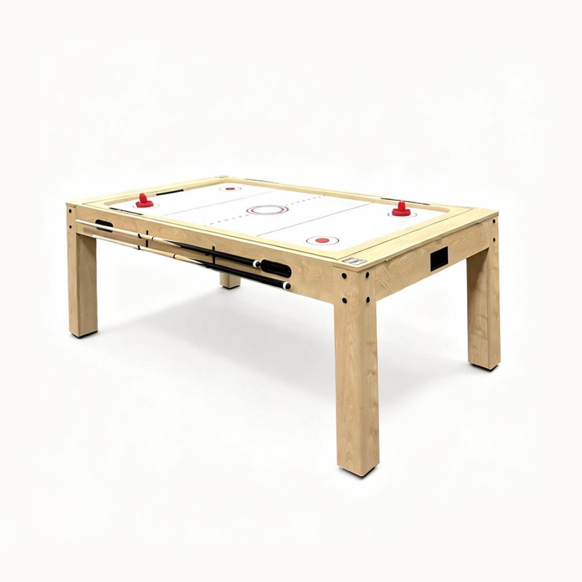 Q-Rax Tavolo Giochi 7-in-1 213cm Rovere con Freccette e LED