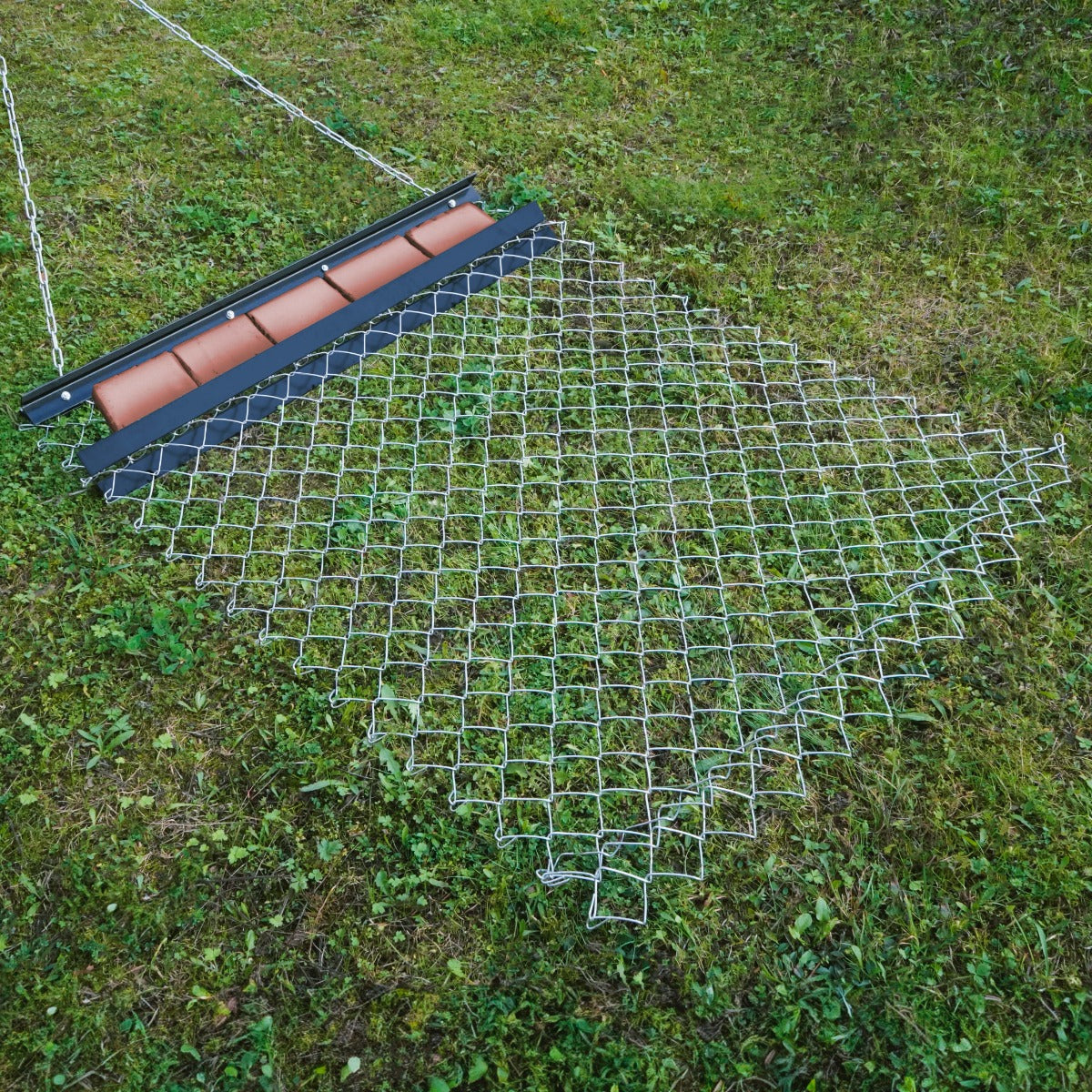 Q-Rax Aratro a Catena Acciaio 1,5x1,2 m per Trattore
