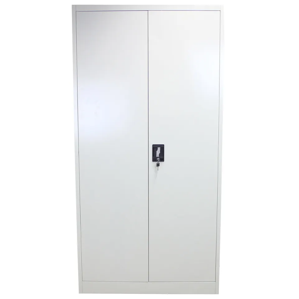 Q-Rax Strumenti da Banco Armadietto Acciaio 180cm Grigio 4 Ripiani
