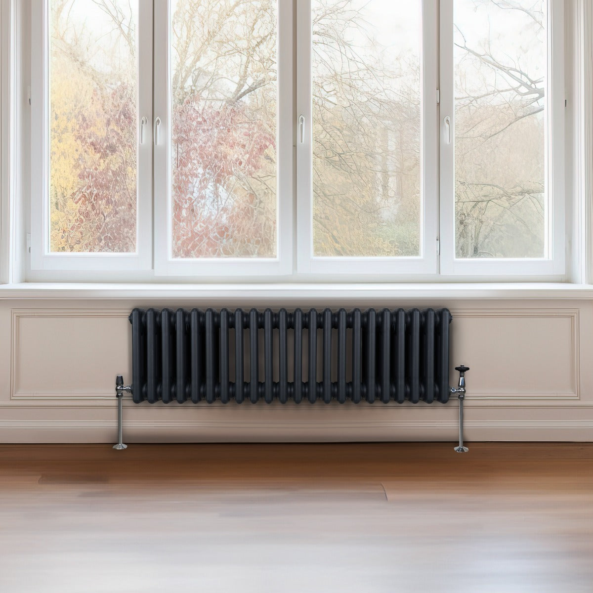 Q-Rax Radiatore 3 Colonne 300x1012 Grigio Antracite