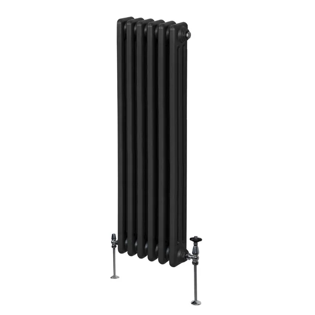 Q-Rax Tradizionali 1500x292 Termosifone 3 Colonne Nero