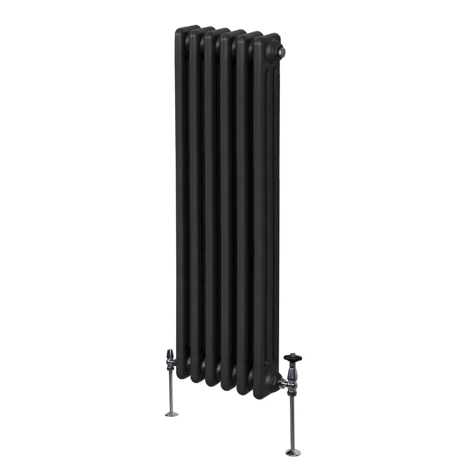 Q-Rax Tradizionali 1500x292 Termosifone 3 Colonne Nero
