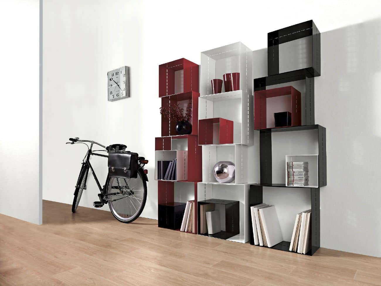 Officinanove Cubolibre Kit libreria componibile 6 cubi acciaio