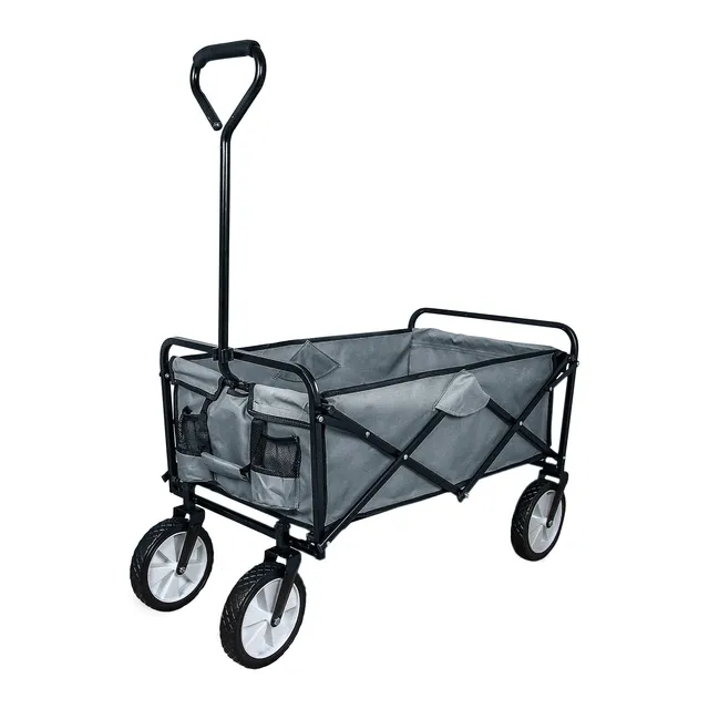 Q-Rax Carrello Pieghevole Fuoristrada 70 kg Acciaio Grigio
