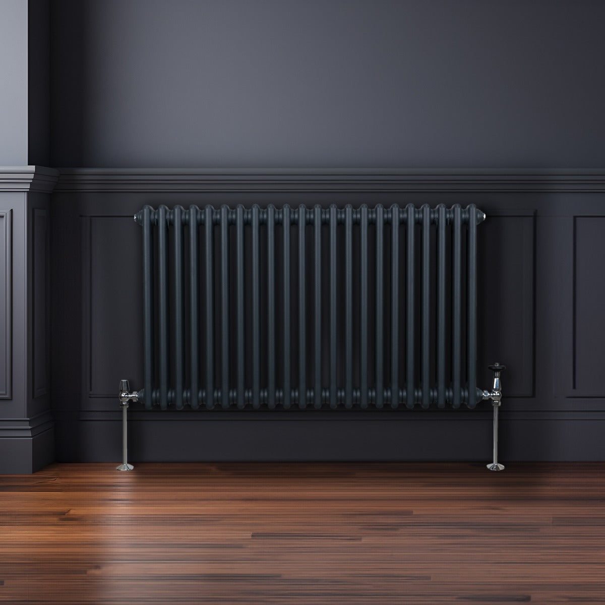 Q-Rax Radiatore 2 Colonne 600x1012mm Grigio Antracite