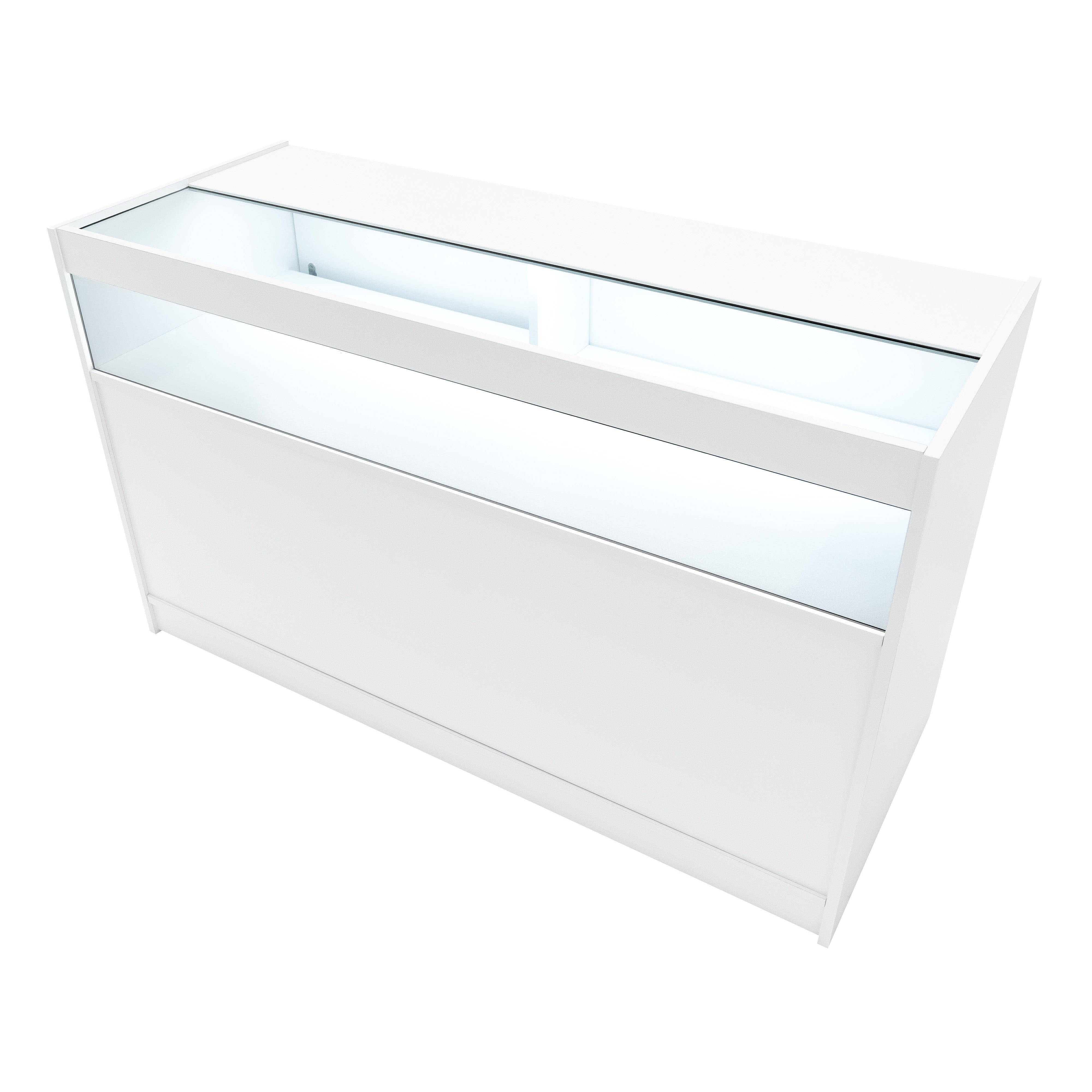 Q-Rax Banconi da Negozio Set Europa LED B1500 C1500 Bianco