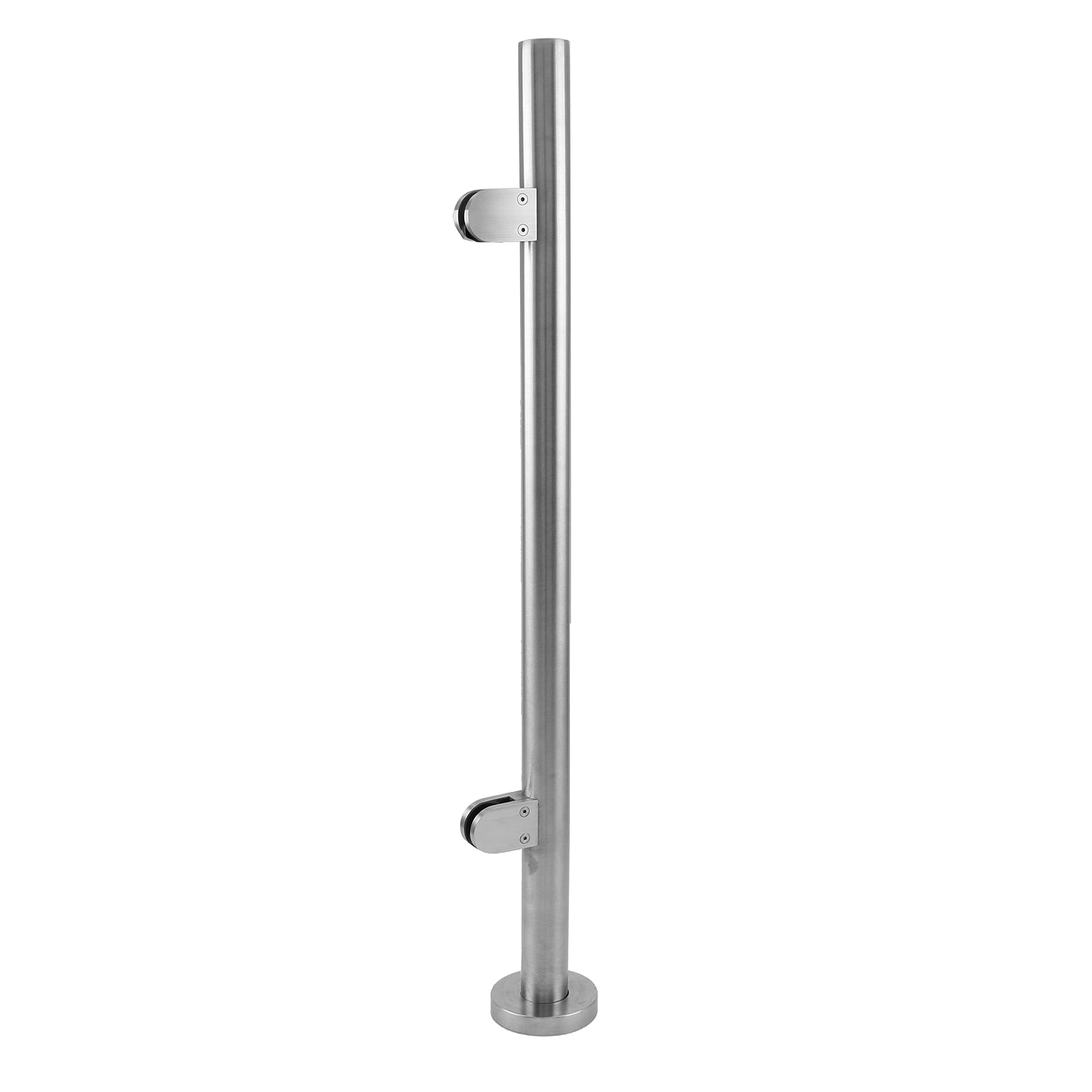 Q-Rax Palo Finale Balaustra 110cm Acciaio Inox