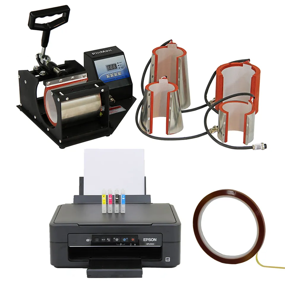 Q-Rax Pressa Tazze Sublimazione Monet con Stampante Epson Kit