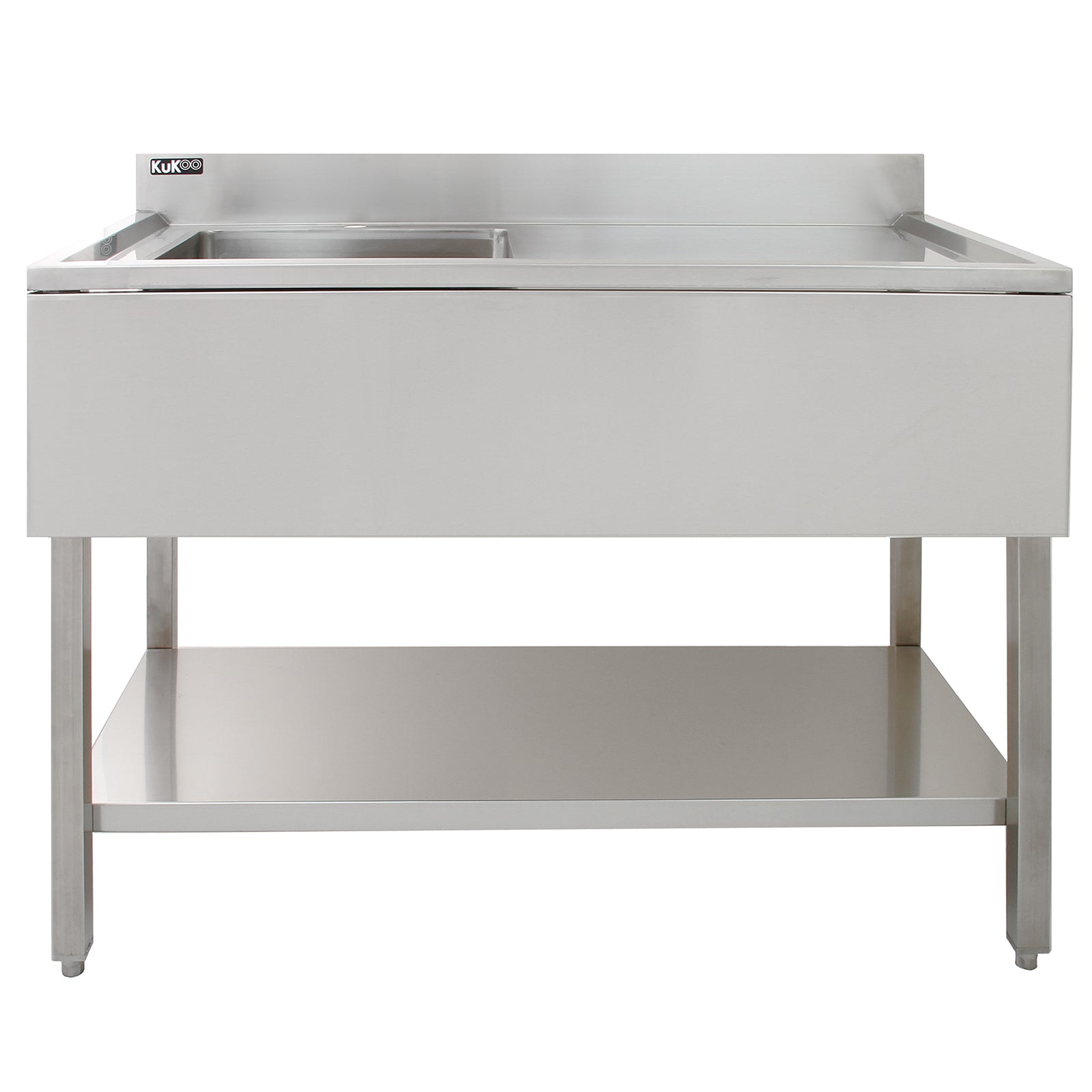 Q-Rax Apparecchi Lavello inox 1 vasca scolapiatti destra acciaio