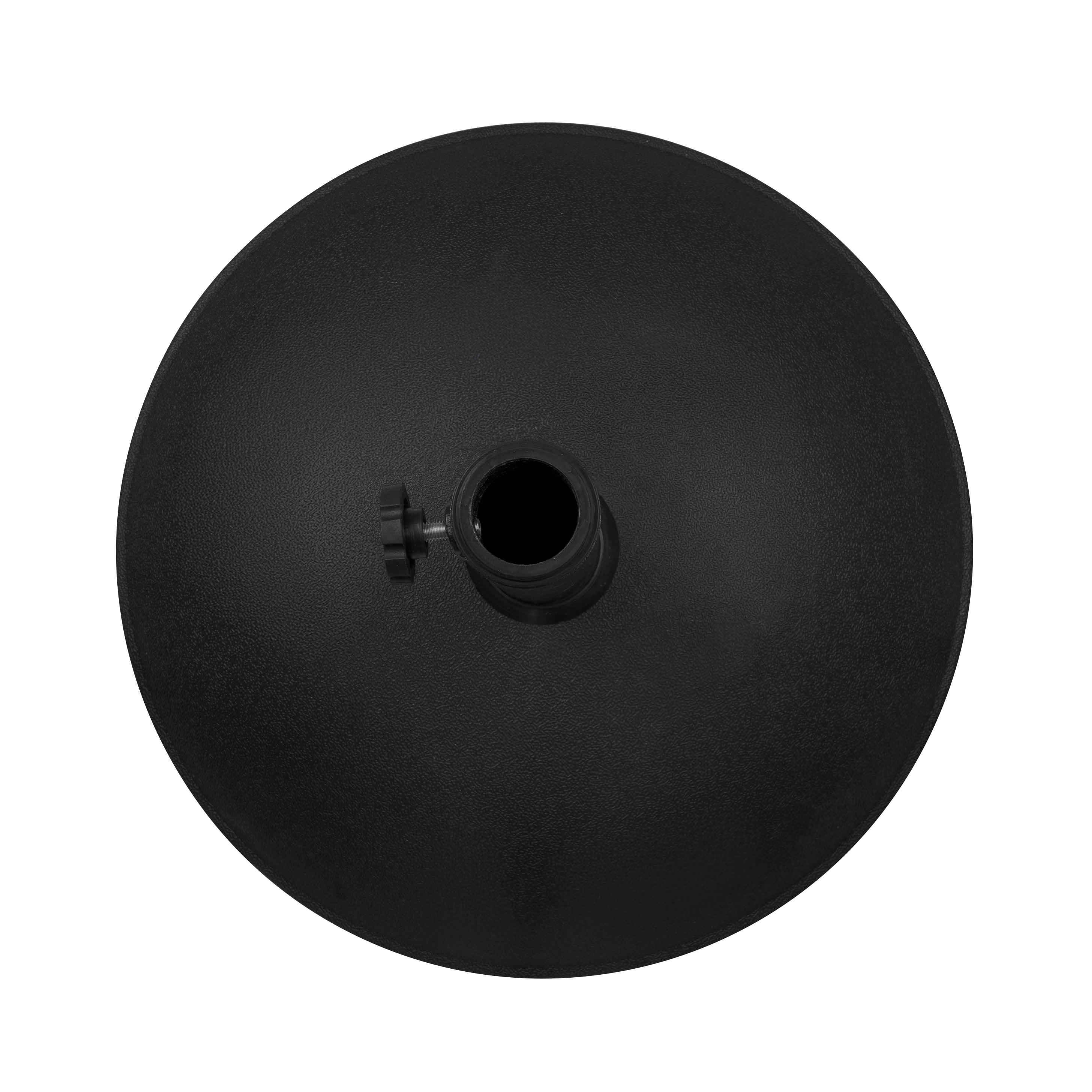 Q-Rax Base Ombrellone Cemento Nero 16 kg supporto palo regolabile