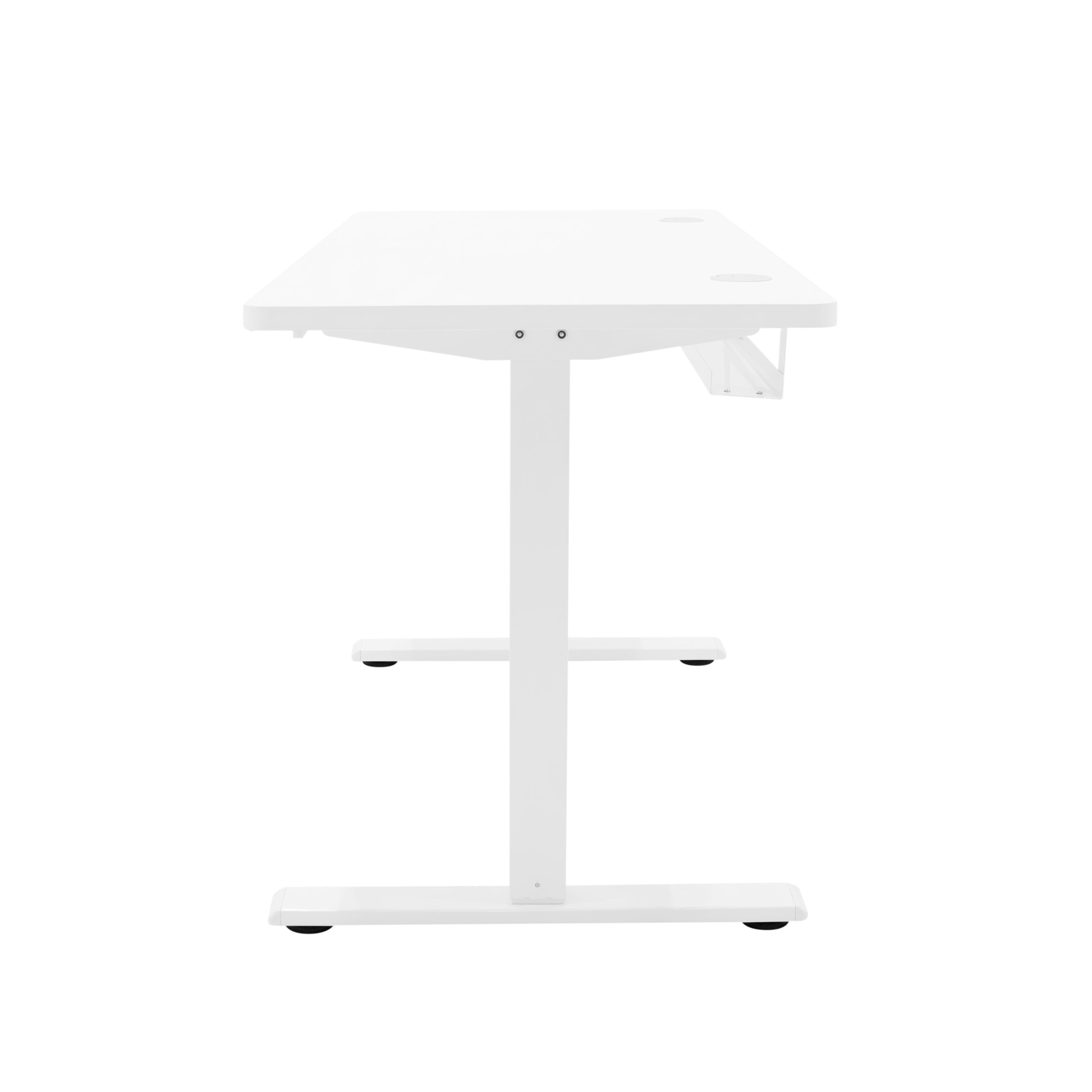 Q-Rax Scrivania Elettrica Regolabile 140x60 Cassetto Bianco
