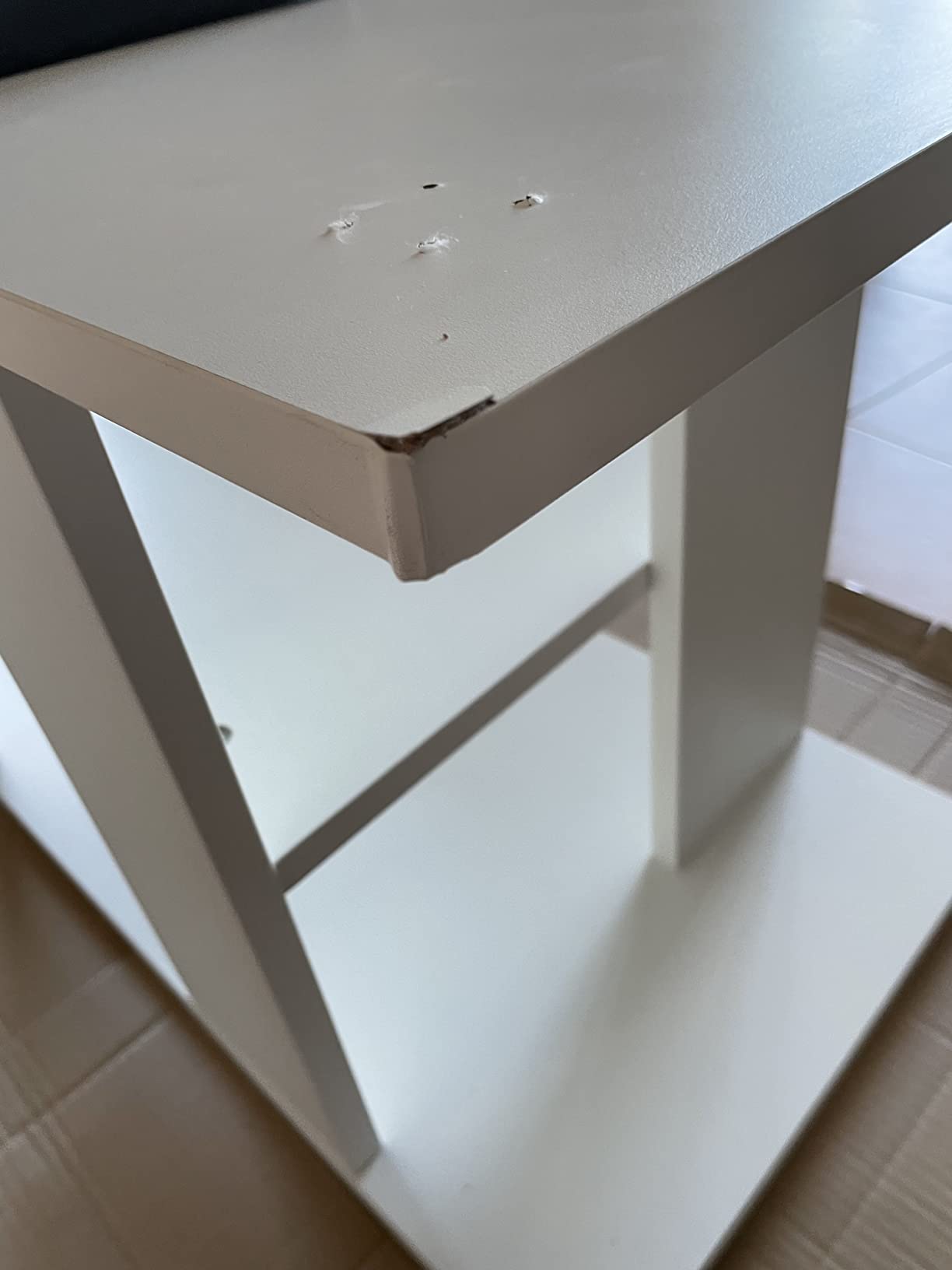 Henor Tavoli Ruote o Gambe Pilar Tavolo TV Grafite 110x40x65,5 cm