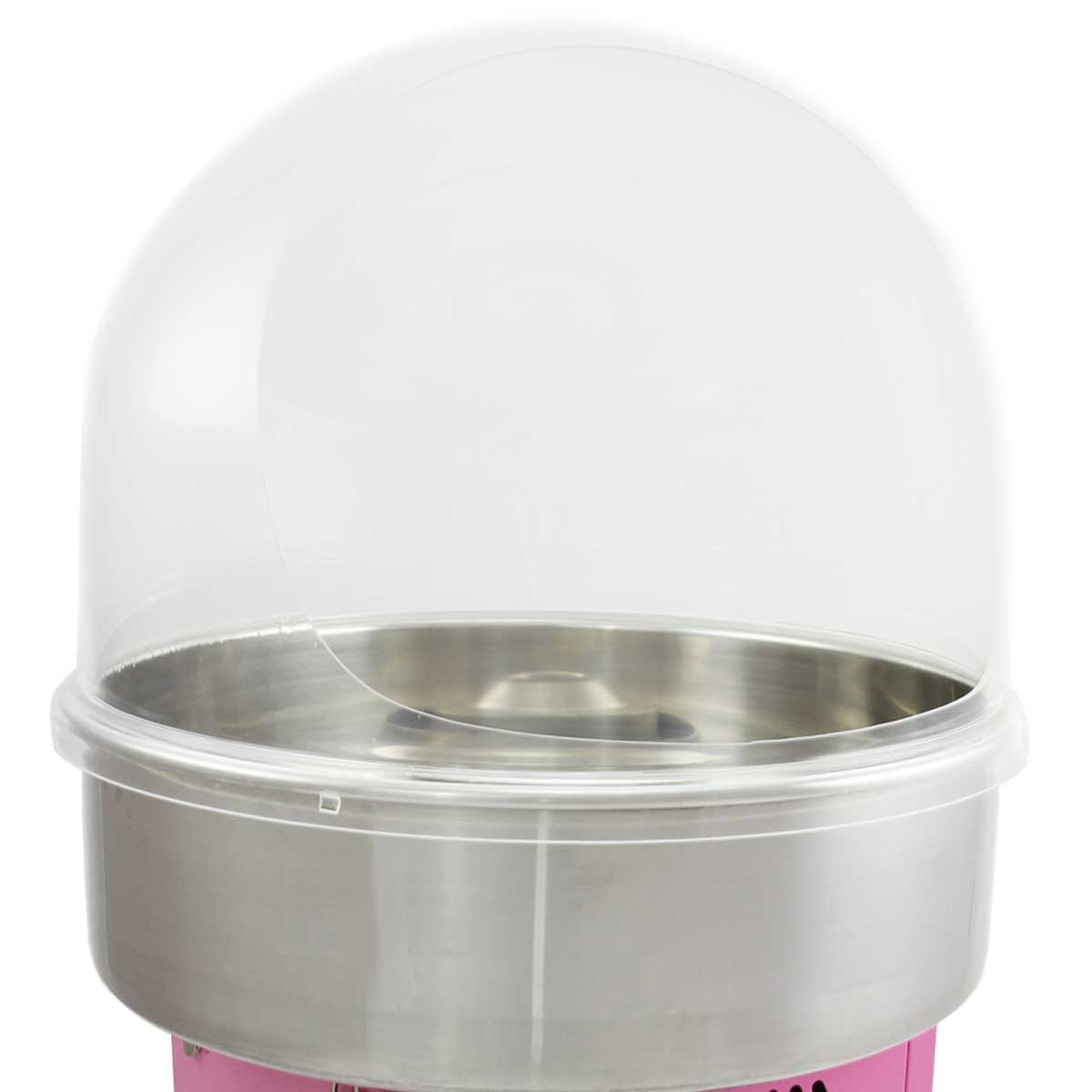 Q-Rax Cupola Acrilica Zucchero Filato con Apertura Posteriore