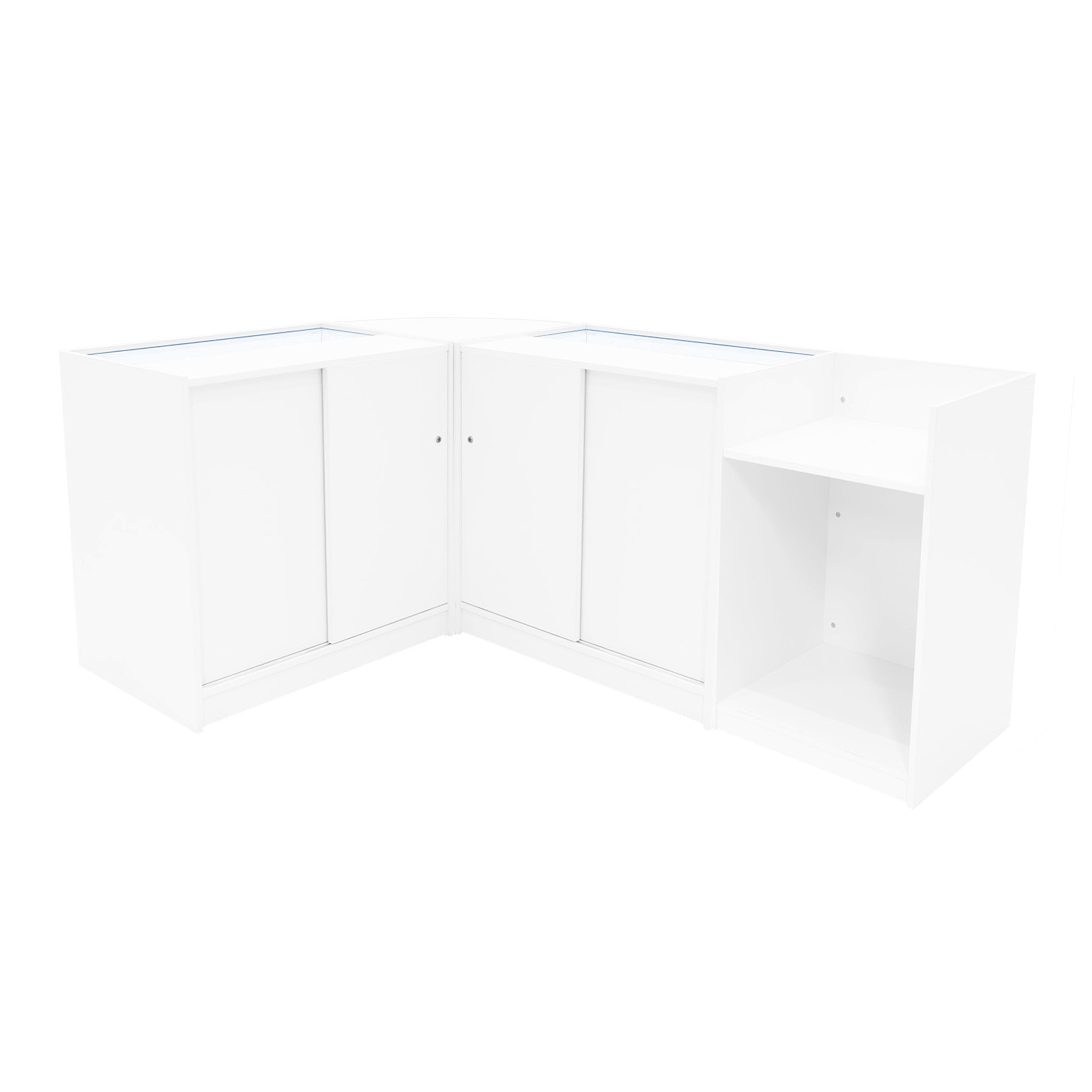 Q-Rax Vega Set banconi negozio bianco LED K900 C900 TB60
