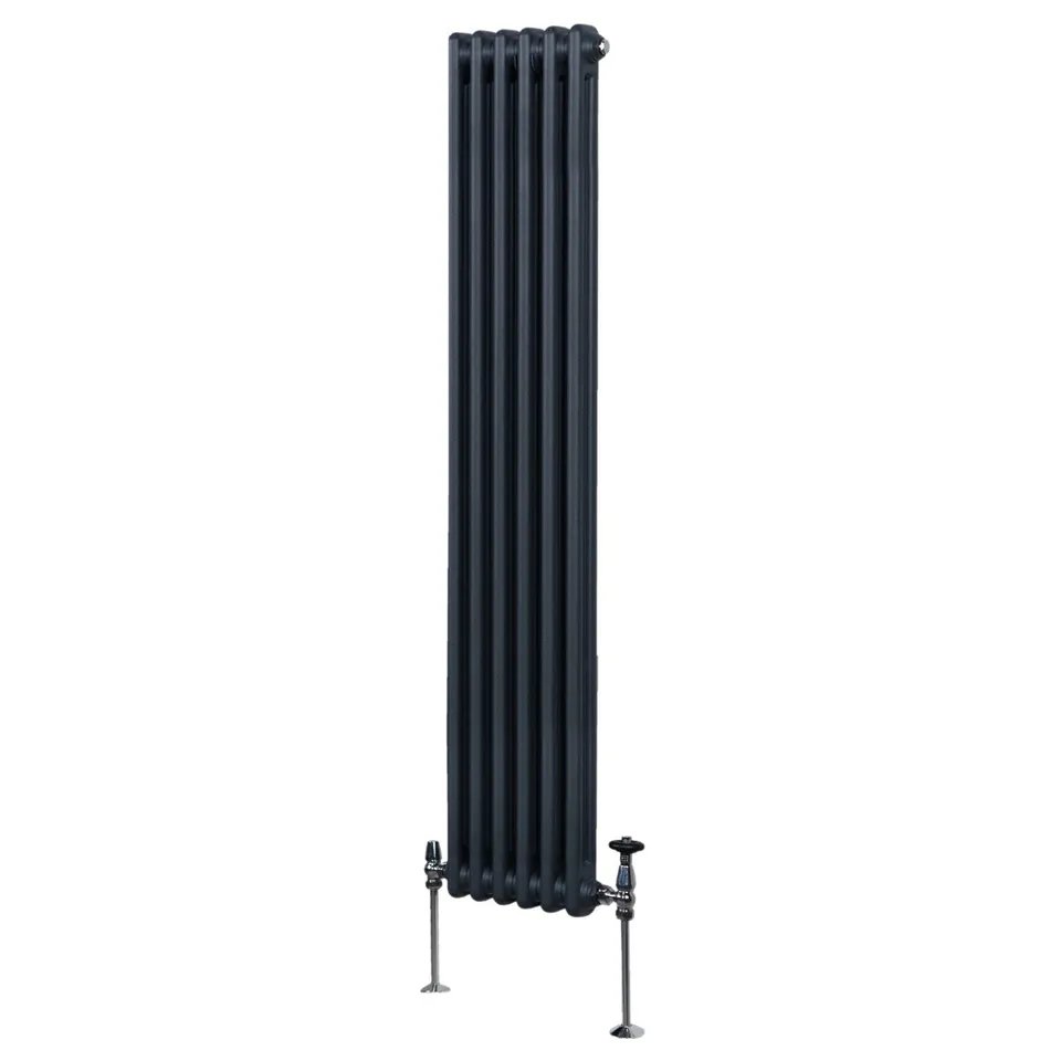 Q-Rax Radiatore Verticale 2 Colonne 1800x292mm Antracite