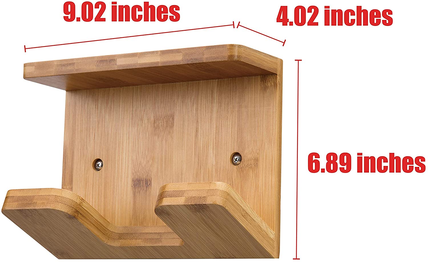 Jackcube Design Equipment Porta Skateboard Parete Bambù Mensola