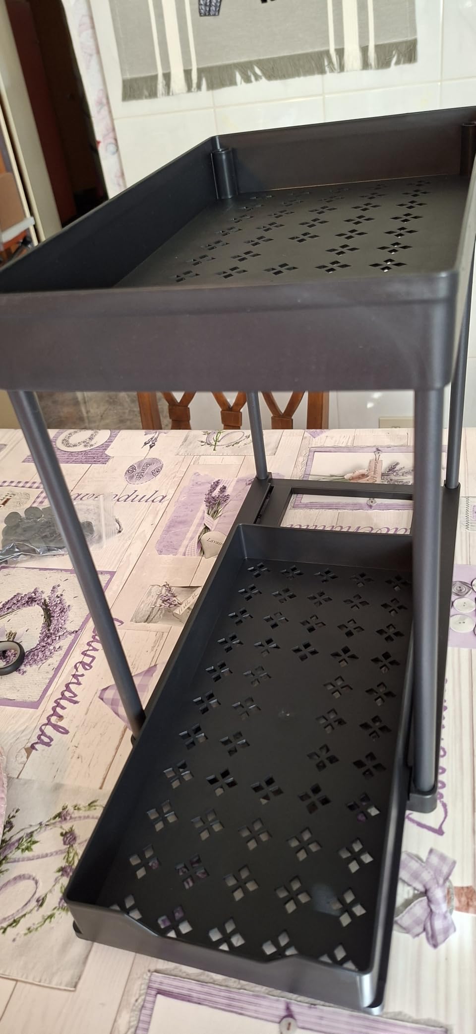 Meltrck Organizer Sottolavello 2 Livelli 2 Pezzi con Ganci