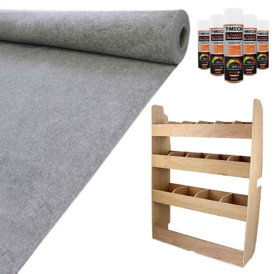 Q-Rax Scaffali da Garage Ford Transit scaffale furgone grigio fumo
