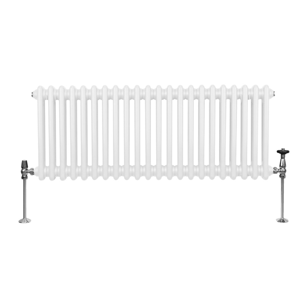 Q-Rax Radiatori Tradizionali 2 Colonne Termosifone Bianco 300x1012mm