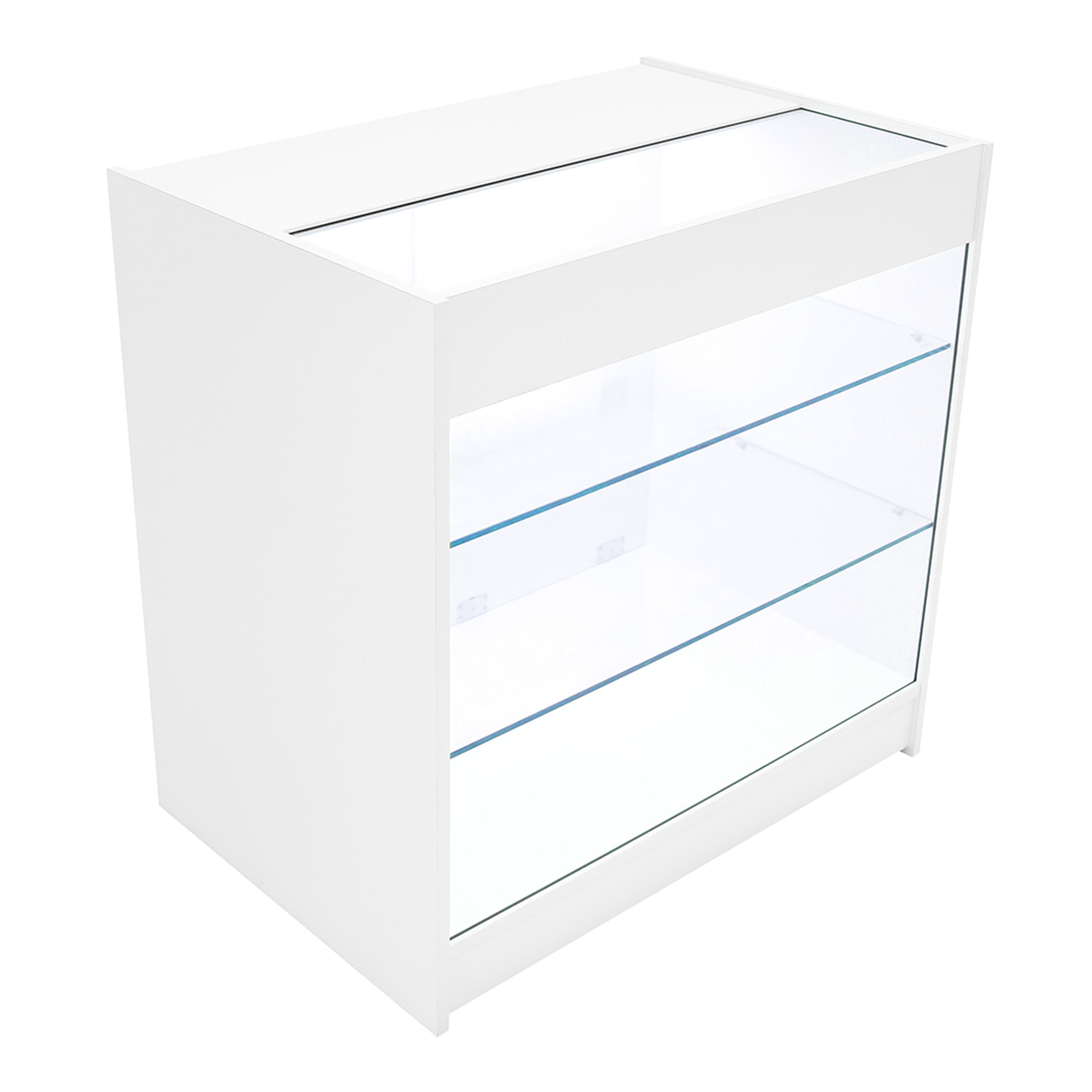 Q-Rax Banconi da Negozio Set Polaris LED Bancone Bianco K900 B900