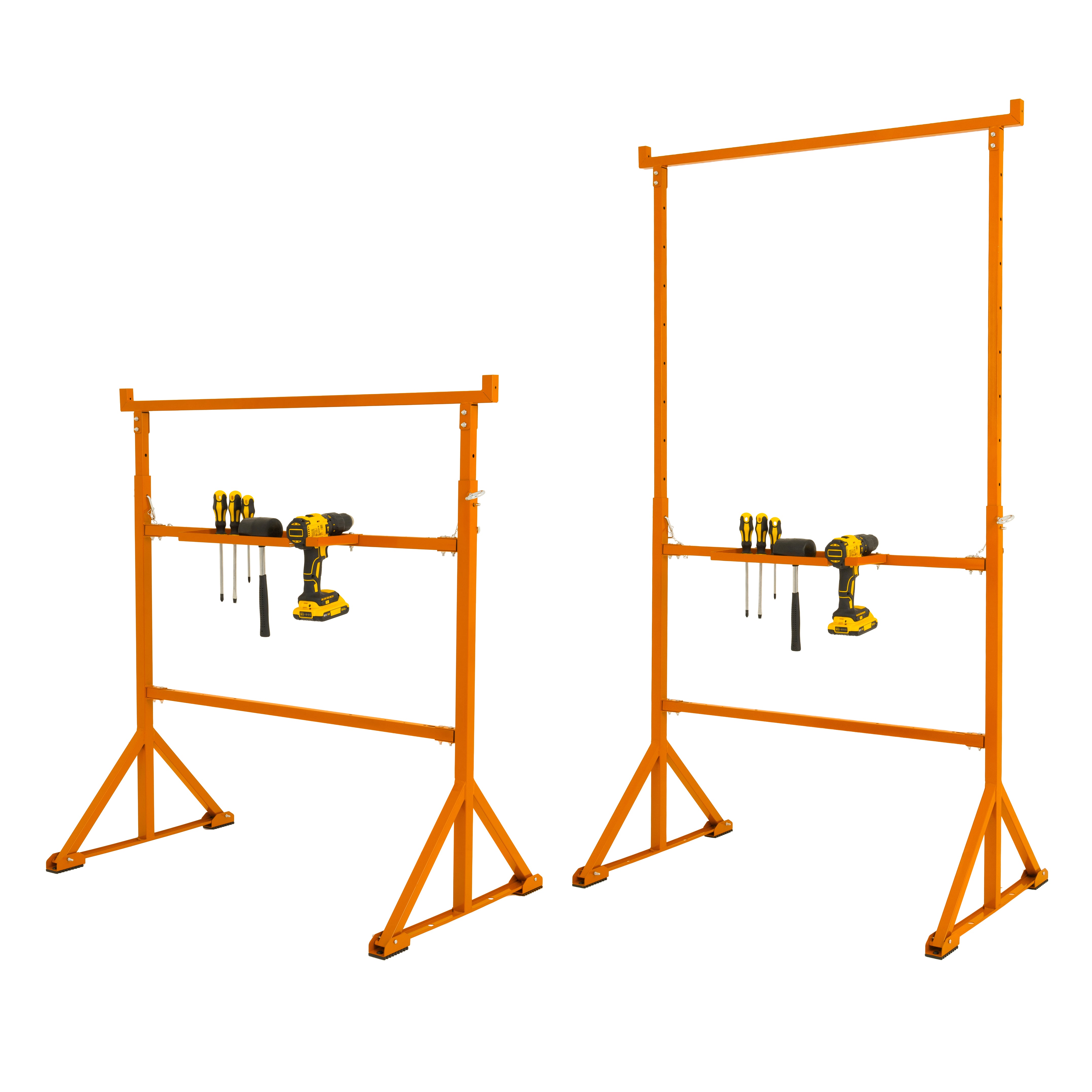 Q-Rax Commercio Artigianato Cavalletti x4 Supporti 50 cm x5