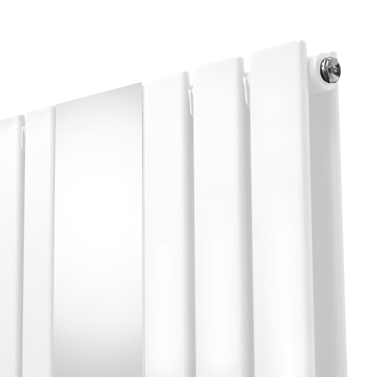 Q-Rax Radiatore Pannello Piatto Specchio 1800x425 Bianco