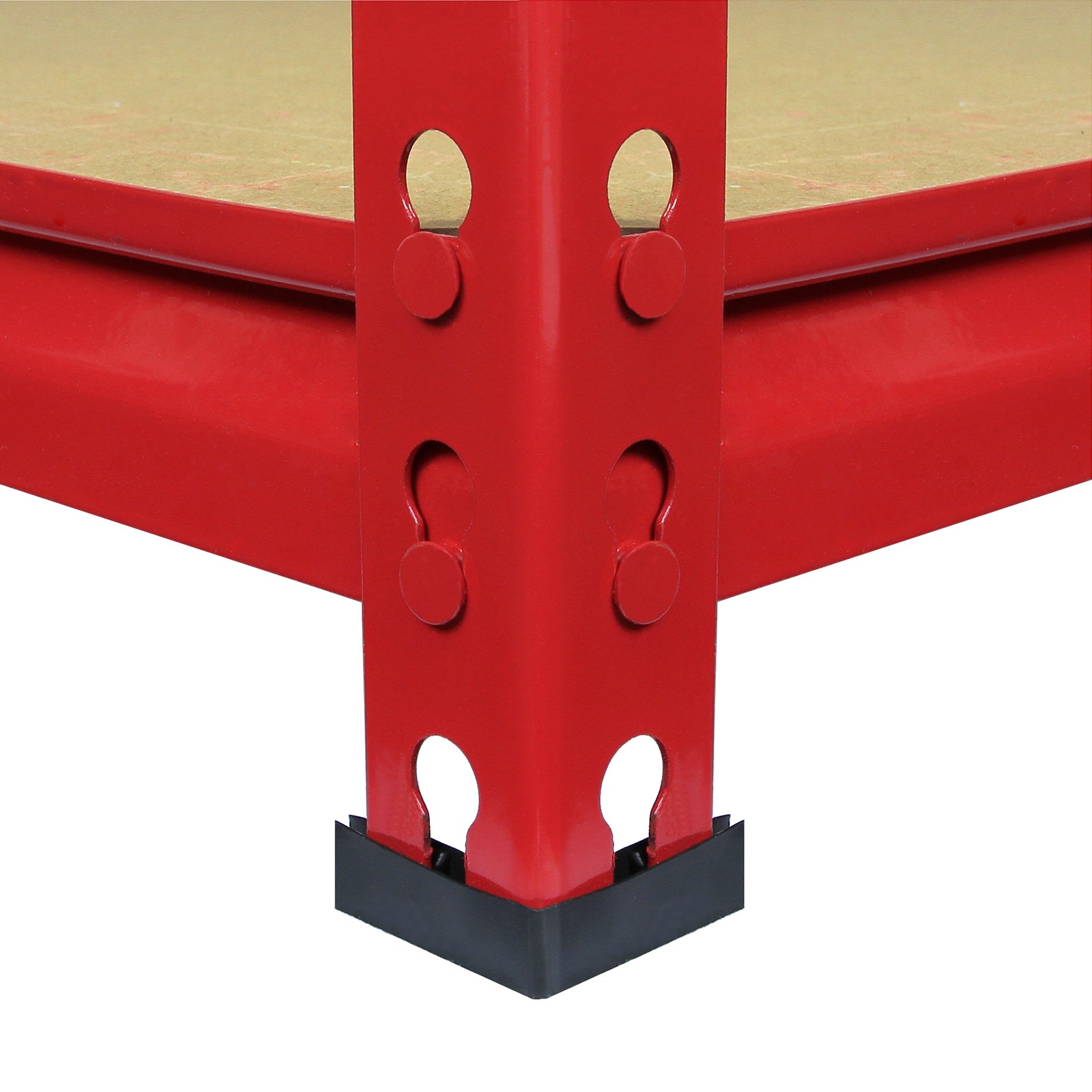 Q-Rax Z-Rax Scaffale Garage Acciaio Rosso 90cm 265kg