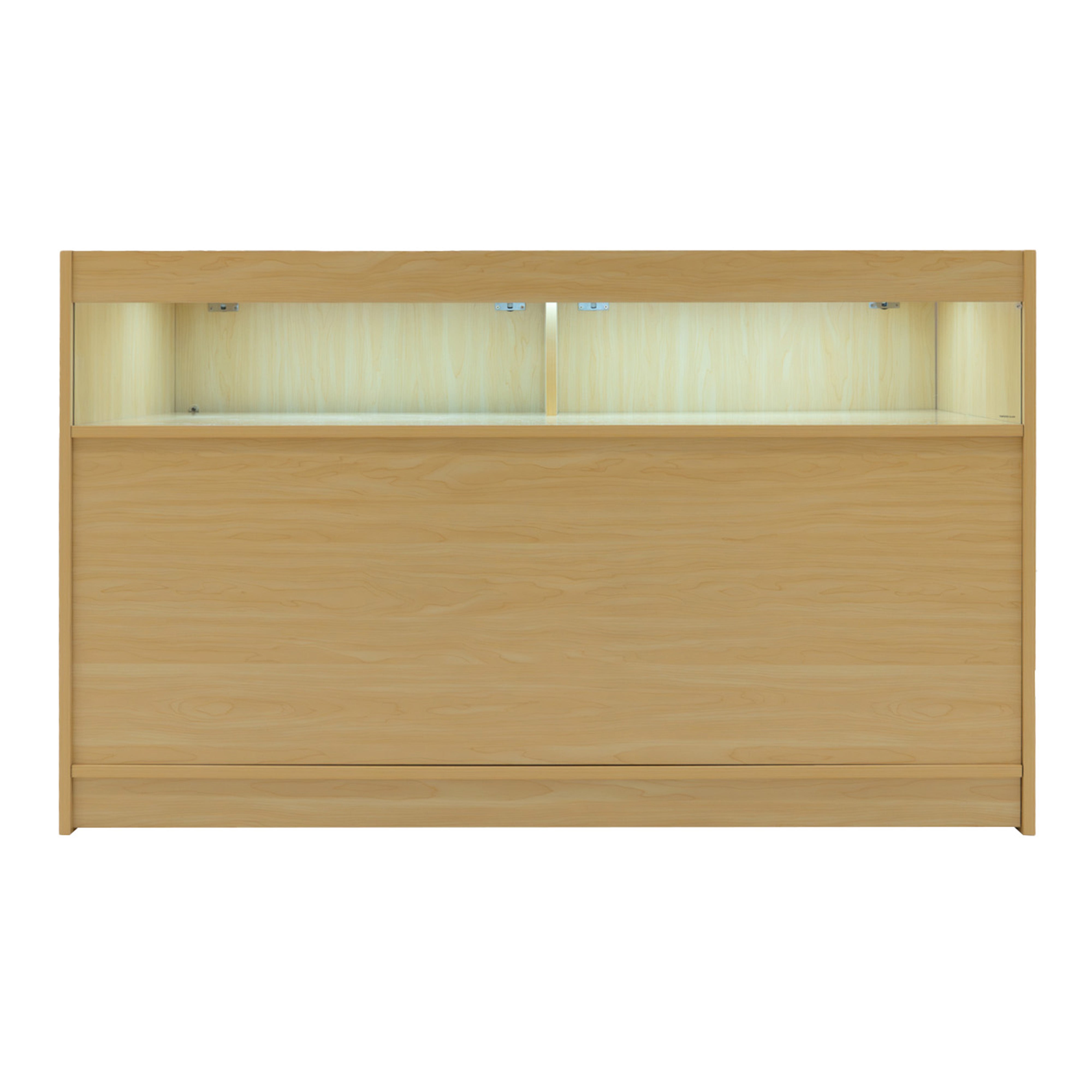 Q-Rax Banconi da Negozio Luna LED Acero Set B1500 CM60 TB60