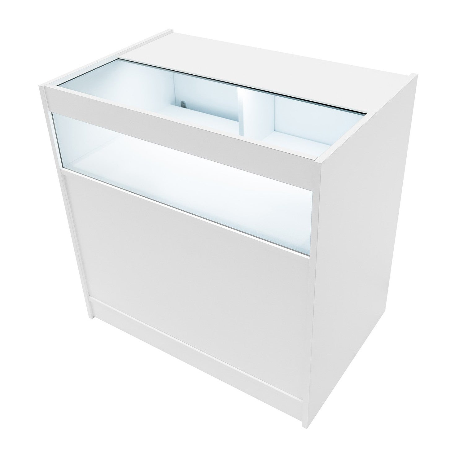 Q-Rax B900 bancone da negozio bianco LED vetrina