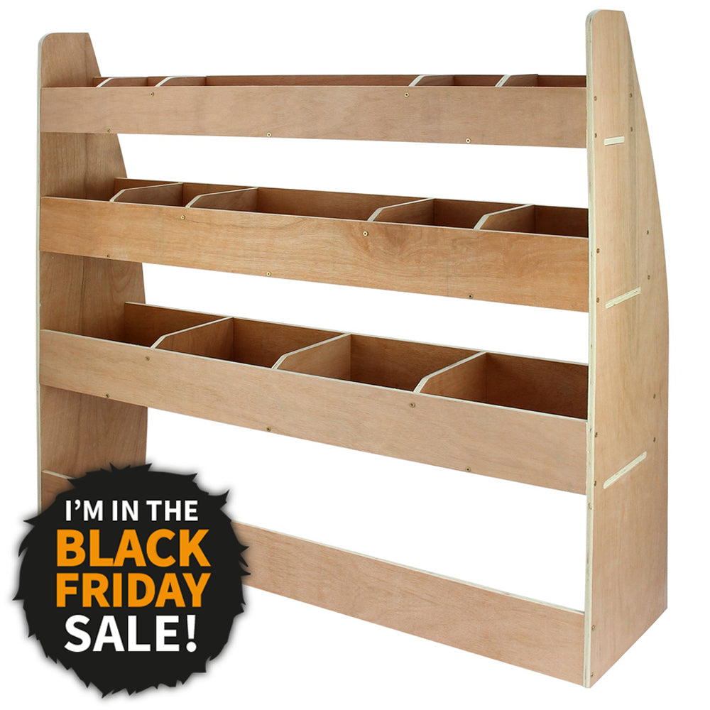 Q-Rax Scaffali da Garage Scaffalatura Van VW Caddy Legno